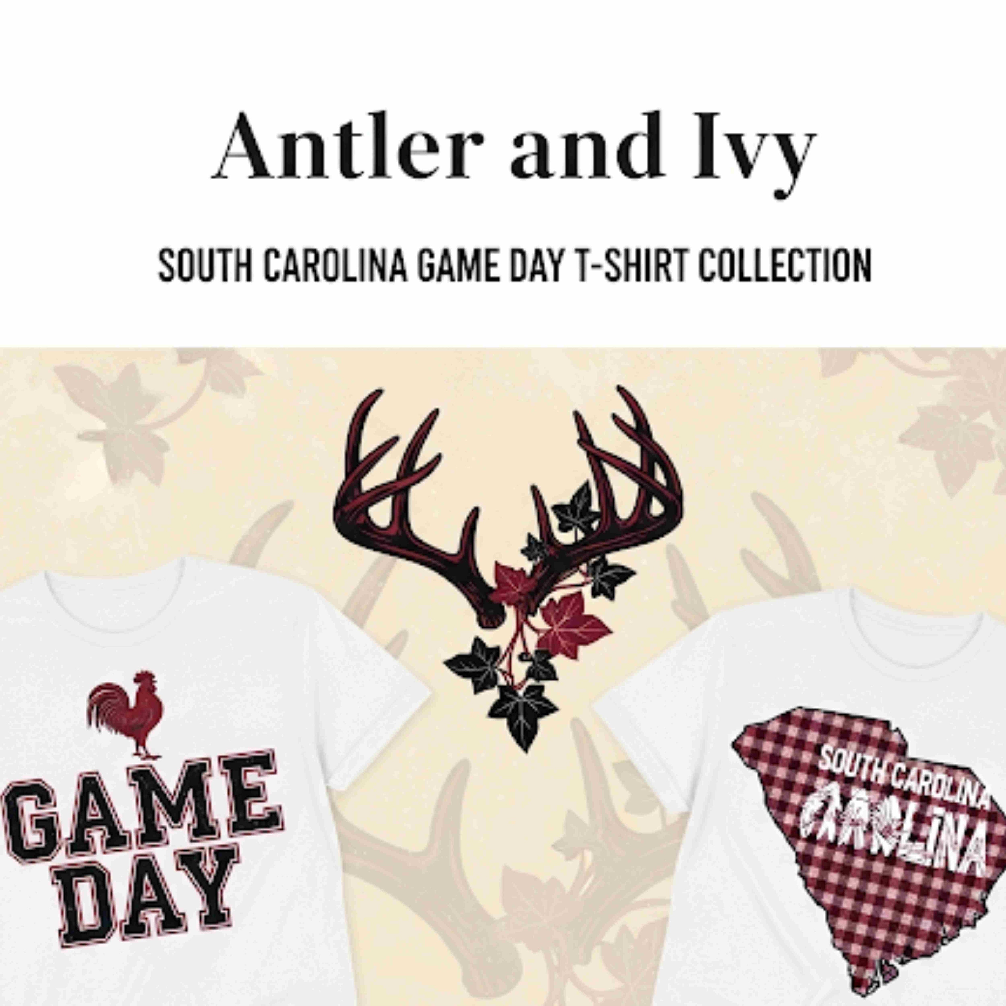South Carolina Gamecocks Game Day Shirts | Vintage College Tees by Antler & Ivy.
