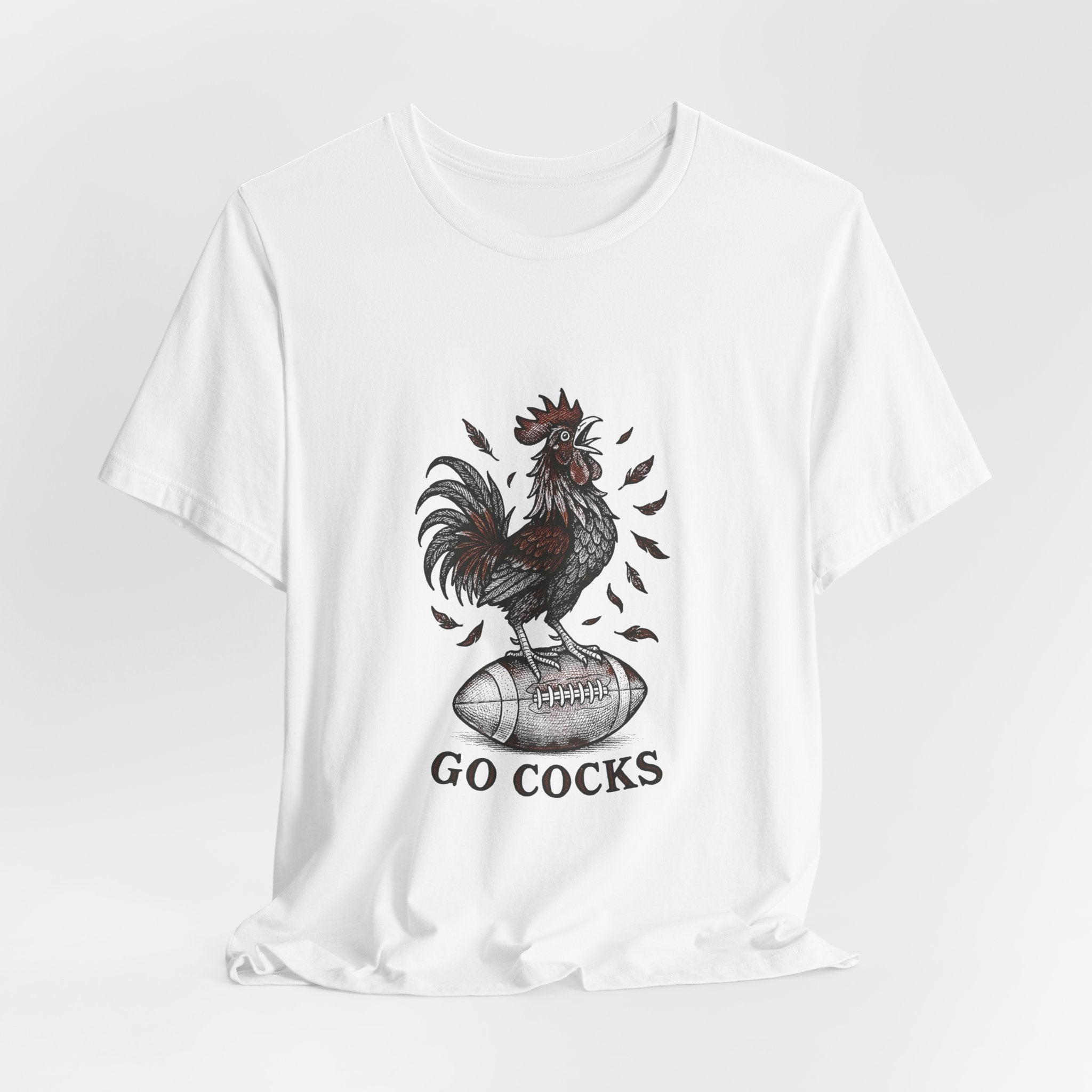 South Carolina Gamecocks T-Shirt – Go Cocks Vintage Football Graphic Tee.