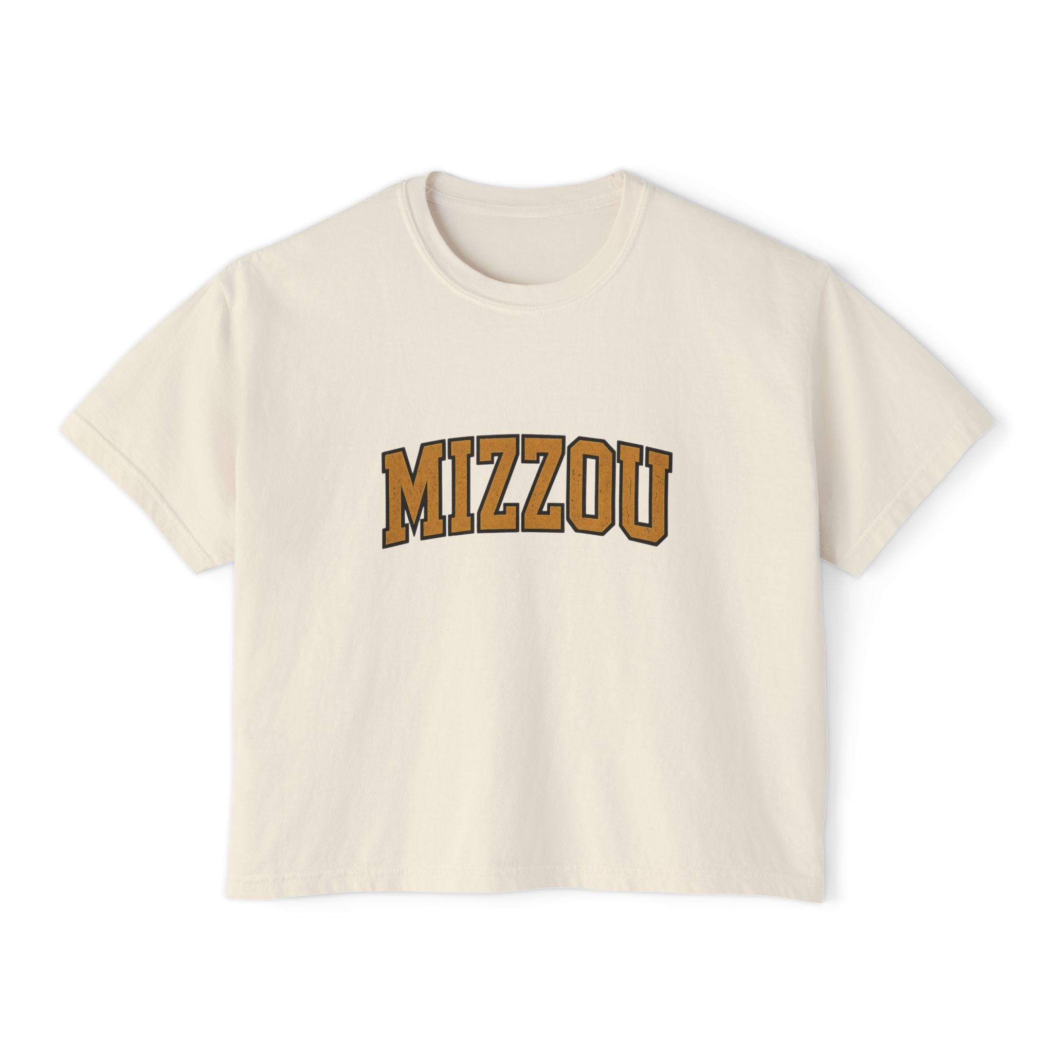 Missouri TIgers Crop Top Boxy Tee