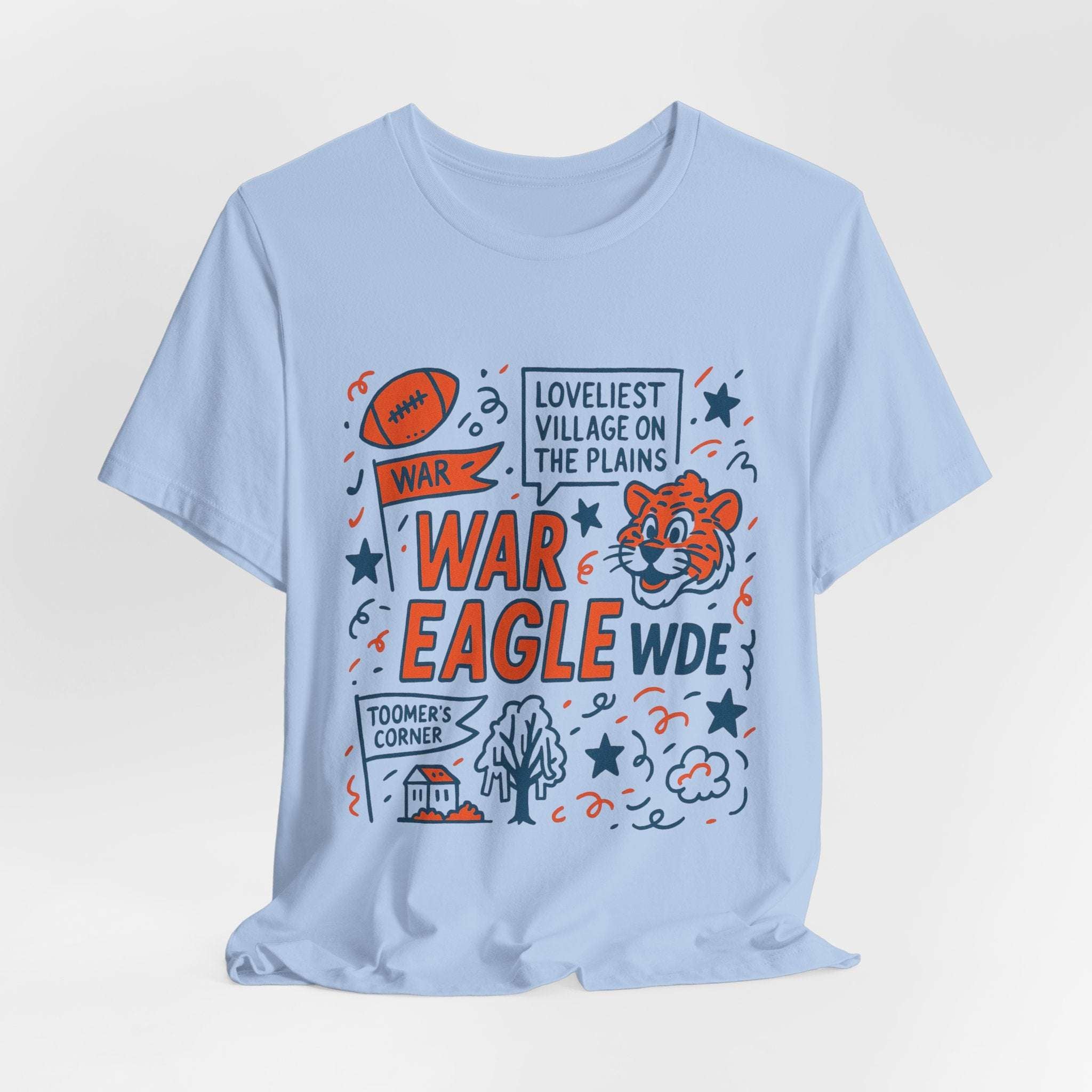 “Auburn Tigers War Eagle Doodle T-Shirt.