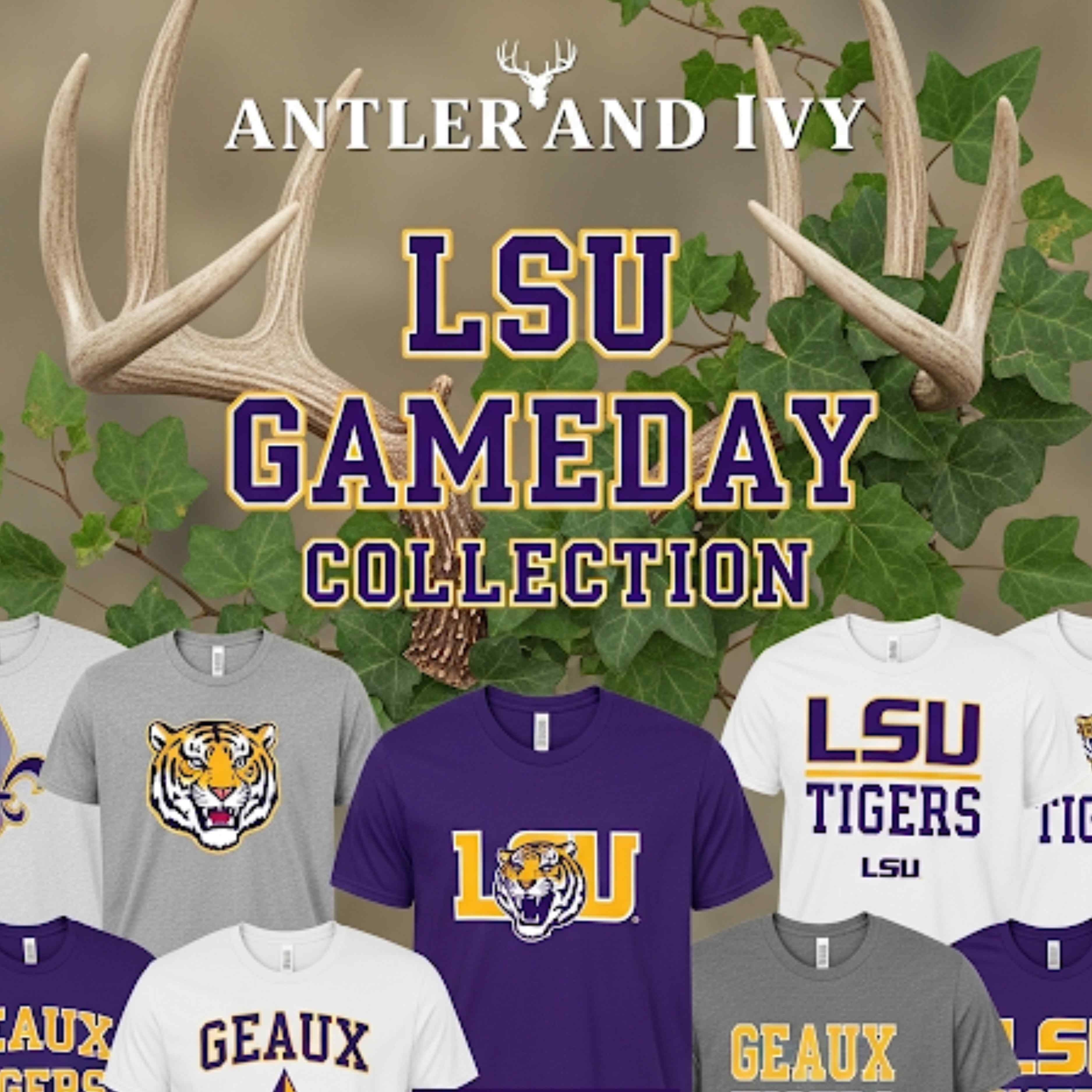 LSU Game Day Shirts | Vintage LSU Tigers Apparel – Antler & Ivy.