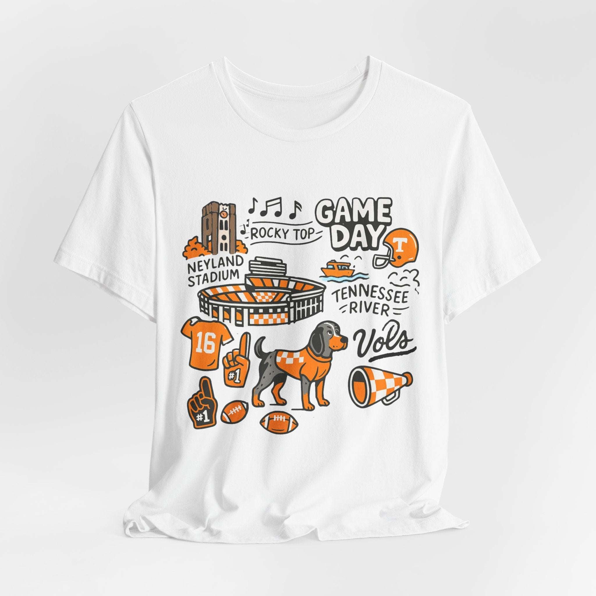 “Tennessee Volunteers Doodle Game Day T-Shirt.