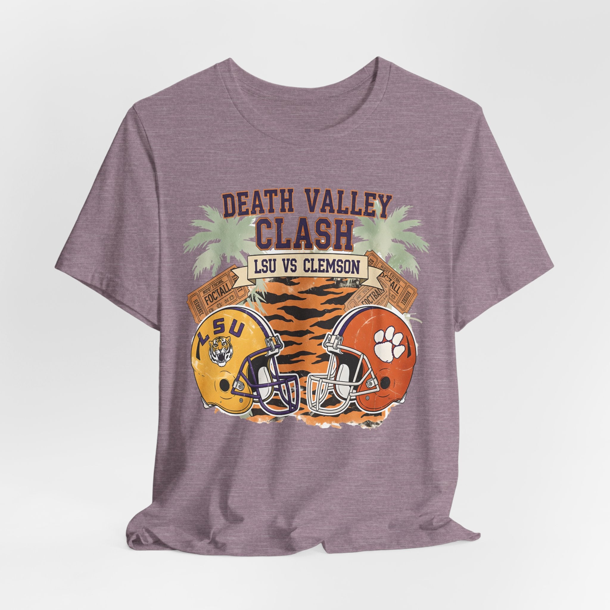 College Football Tee - Death Valley Clash LSU vs Clemson Gameday Shirt