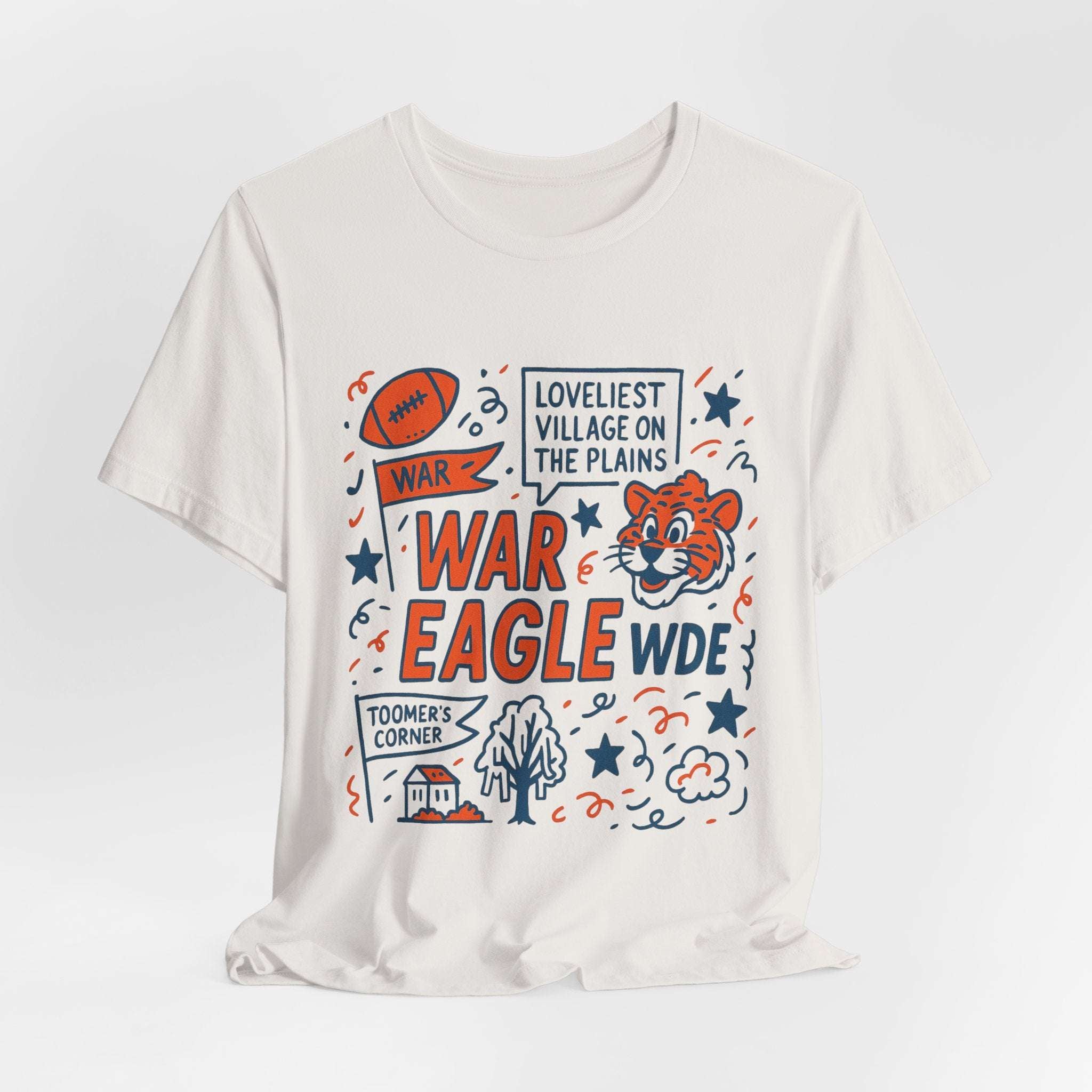 “Auburn Tigers War Eagle Doodle T-Shirt.