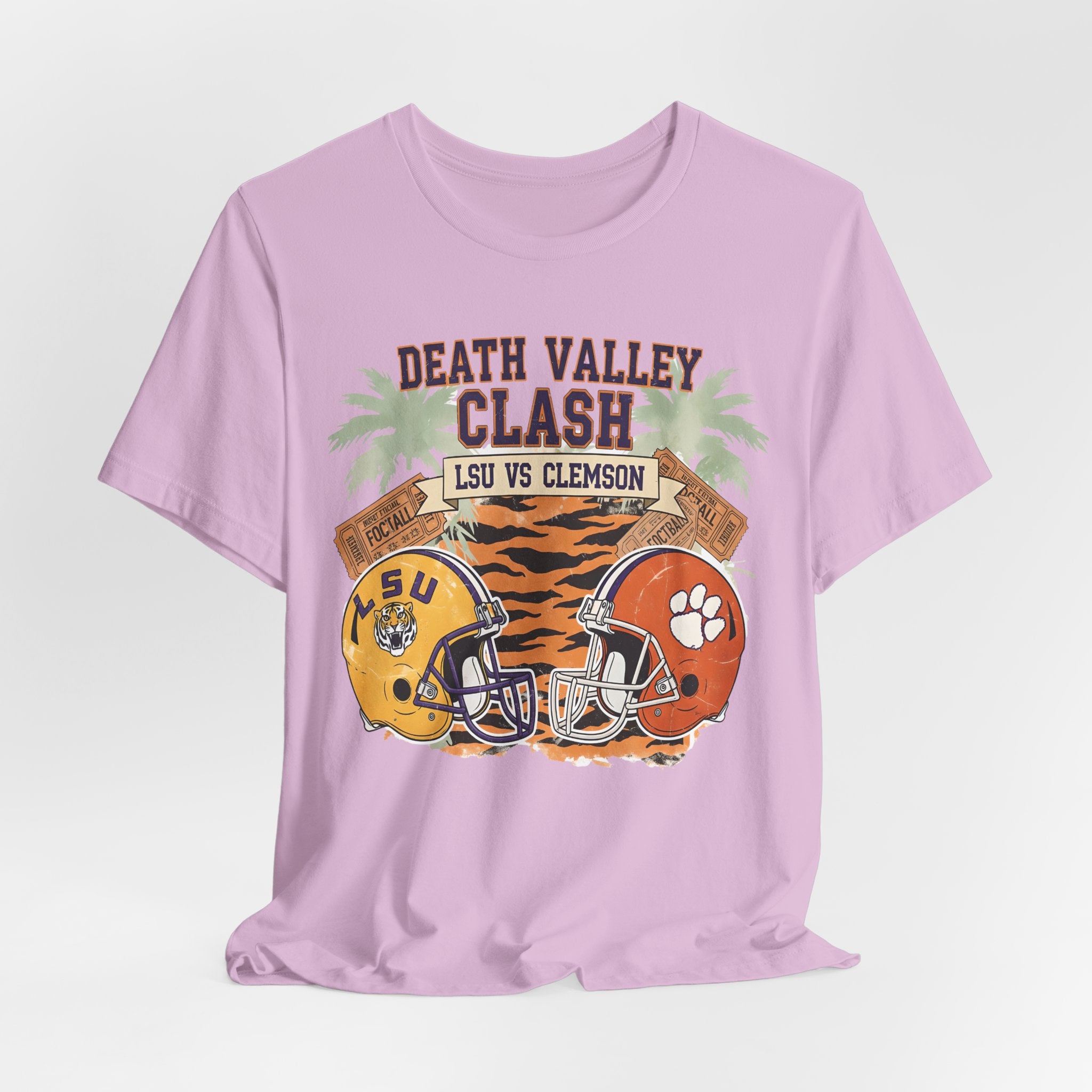 College Football Tee - Death Valley Clash LSU vs Clemson Gameday Shirt