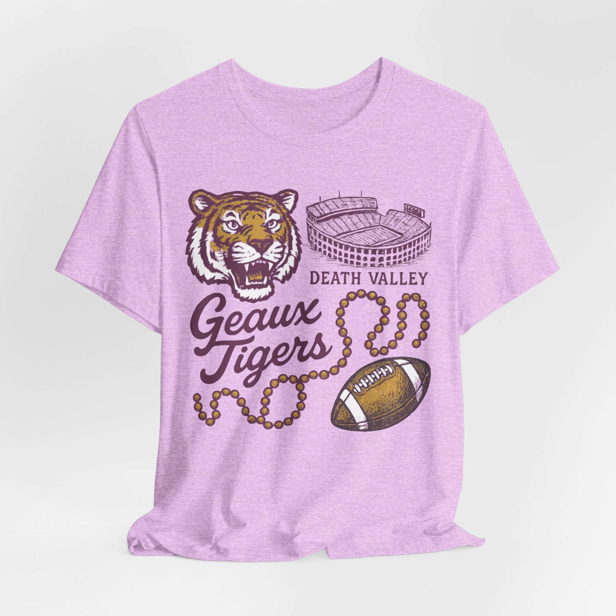 “LSU Tigers Geaux Tigers Death Valley Game Day Shirt”.