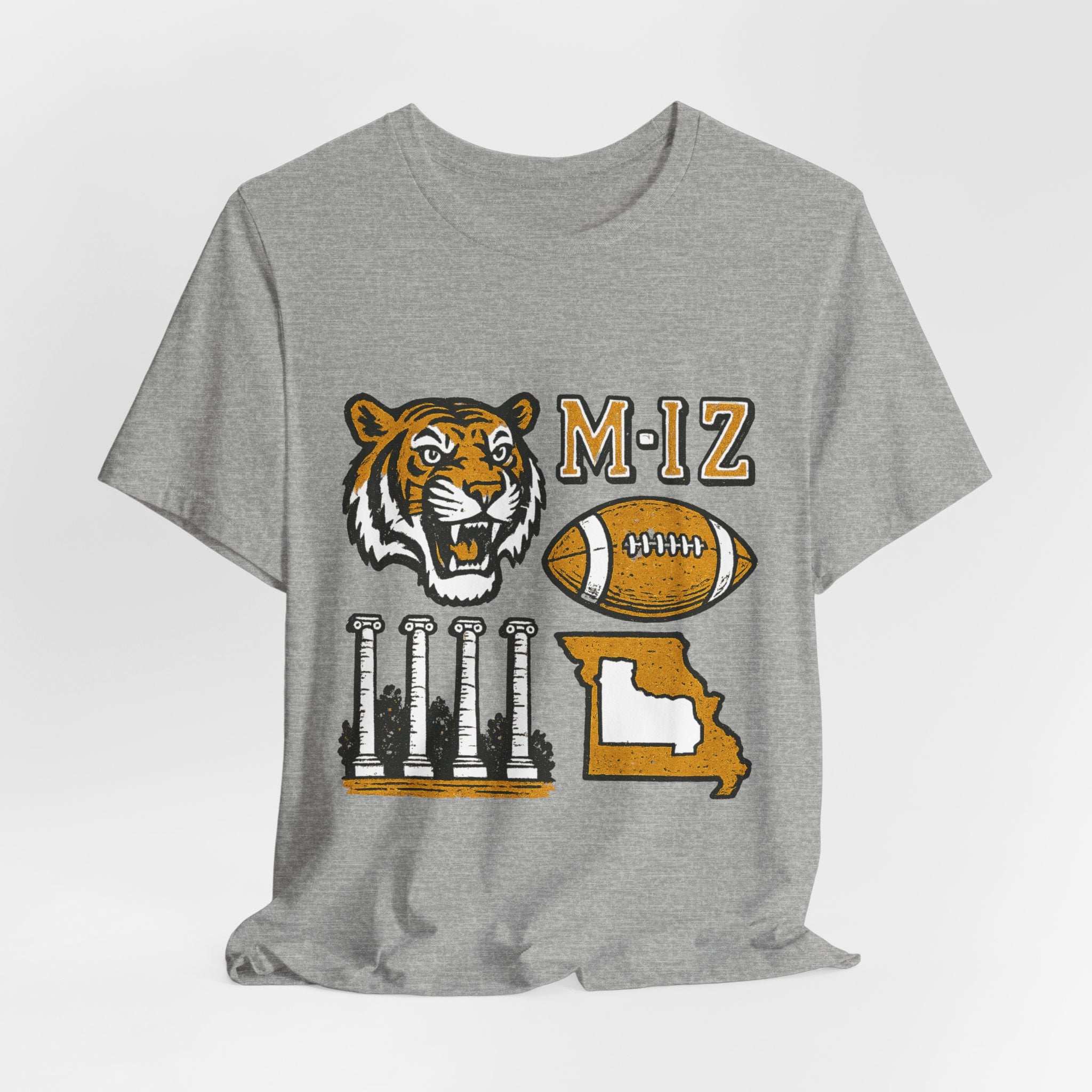 Vintage Mizzou Football Game Day Tshirt.