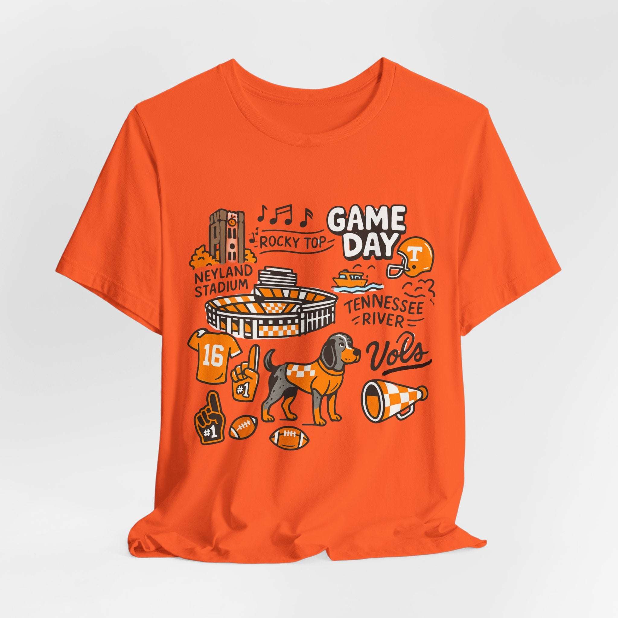 “Tennessee Volunteers Doodle Game Day T-Shirt.
