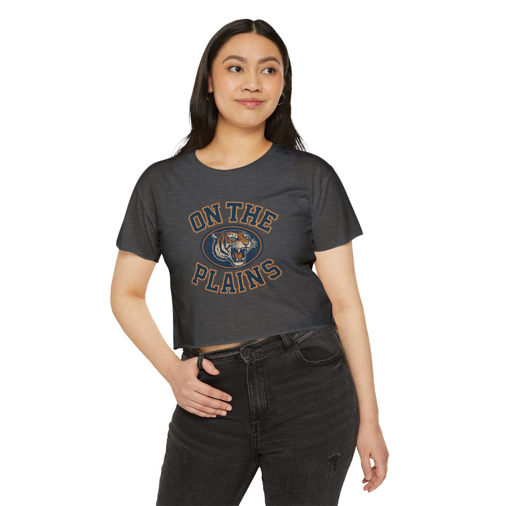 Crop Top Tee - Women's Auburn Tigers on the Plains