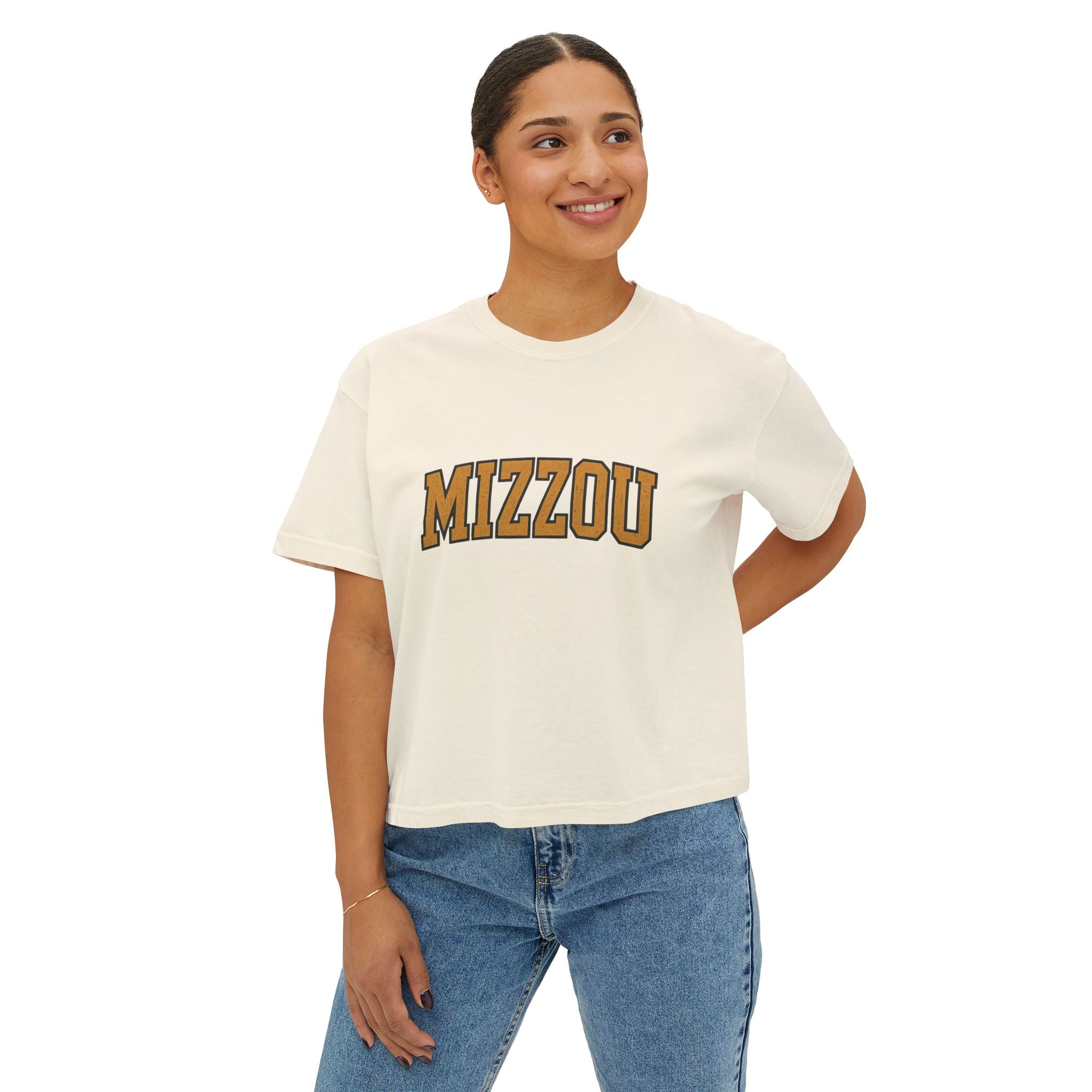 Missouri TIgers Crop Top Boxy Tee