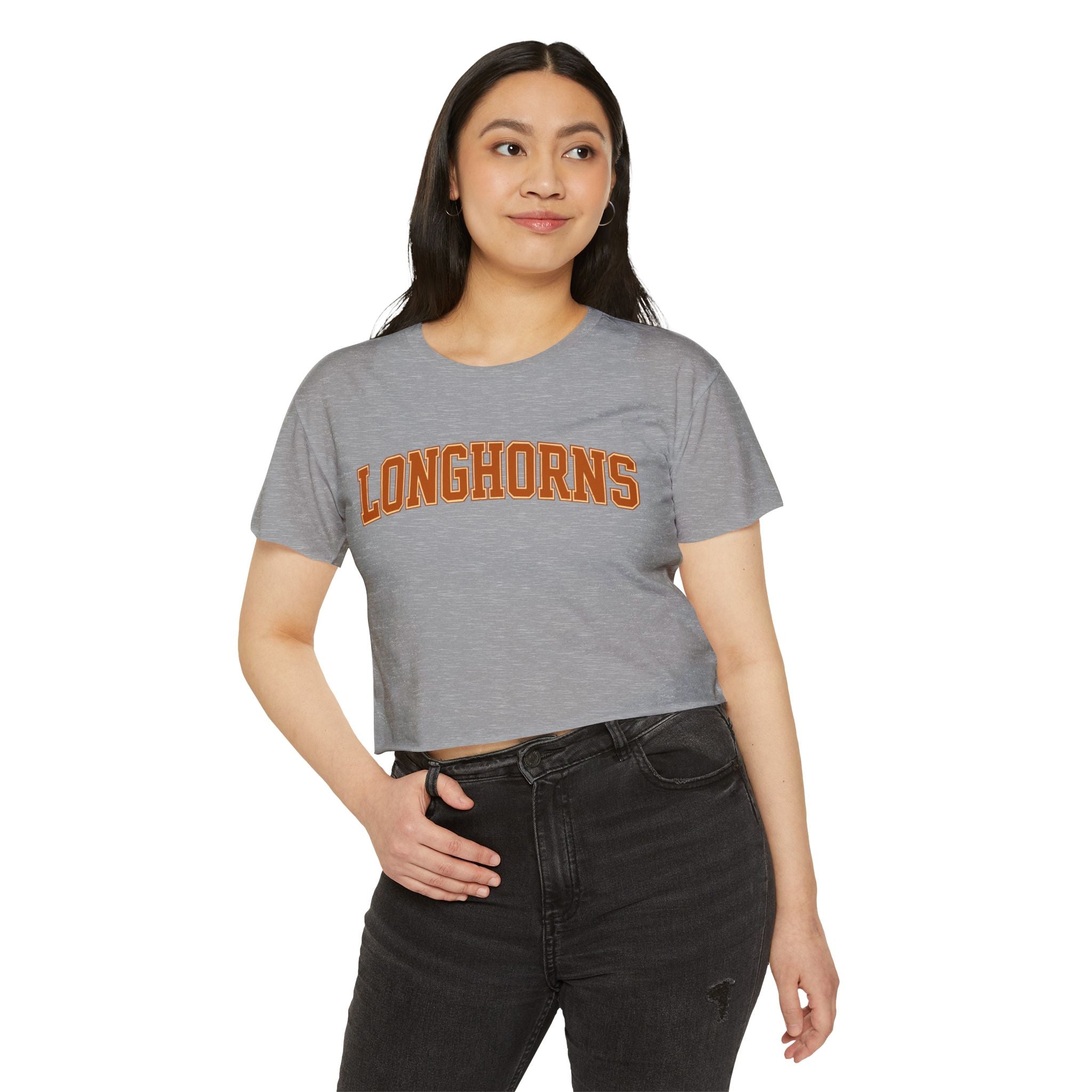 Crop Top - Women’s Texas Longhorn Graphic Tee