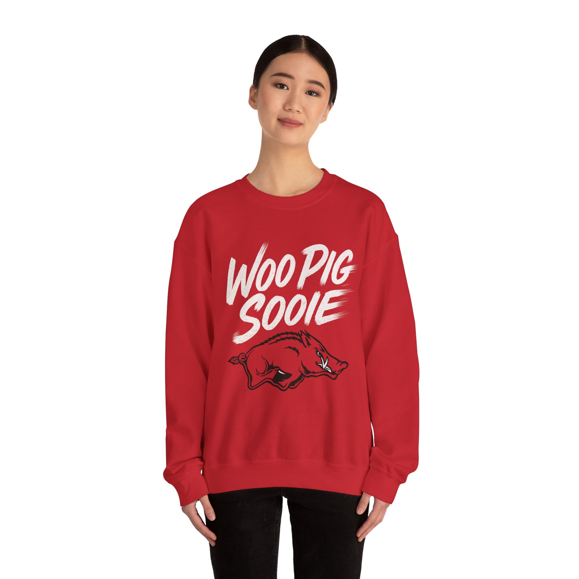Vintage Arkansas Razorbacks sweatshirt for SEC football Saturdays and alumni fans