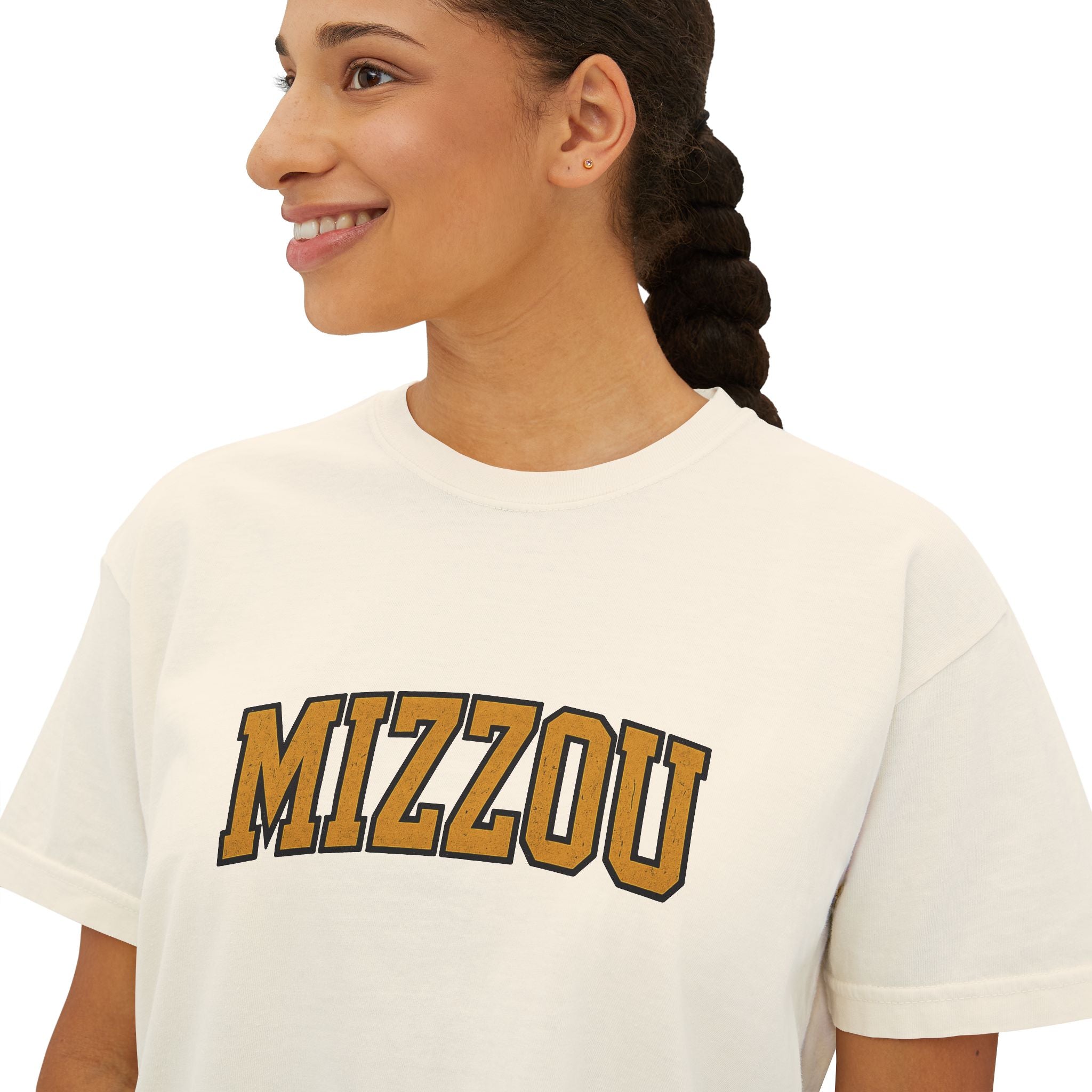 Missouri TIgers Crop Top Boxy Tee