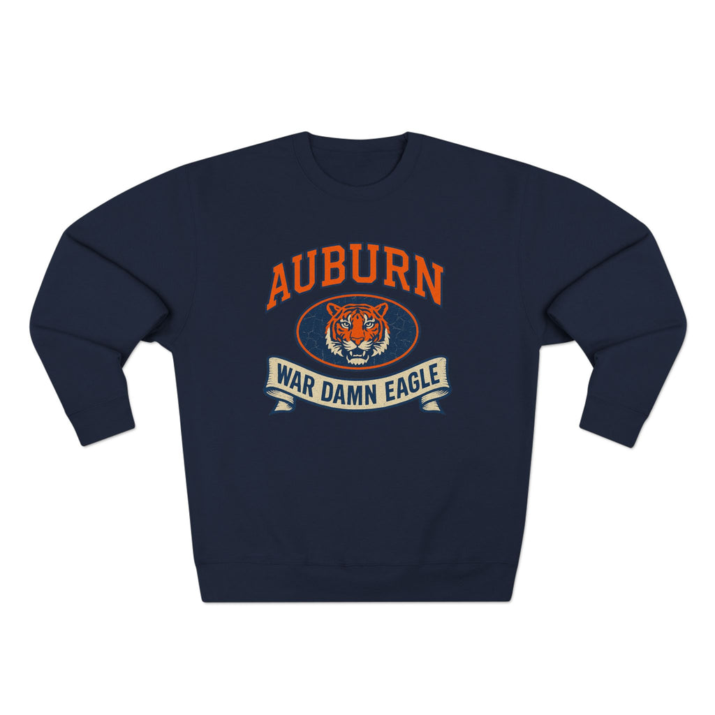 Auburn Pride  Unisex Crewneck Sweatshirt - War Damn Eagle, Cozy College Apparel, Team Spirit Gear, Fan Merchandise, Gift for Auburn Fans