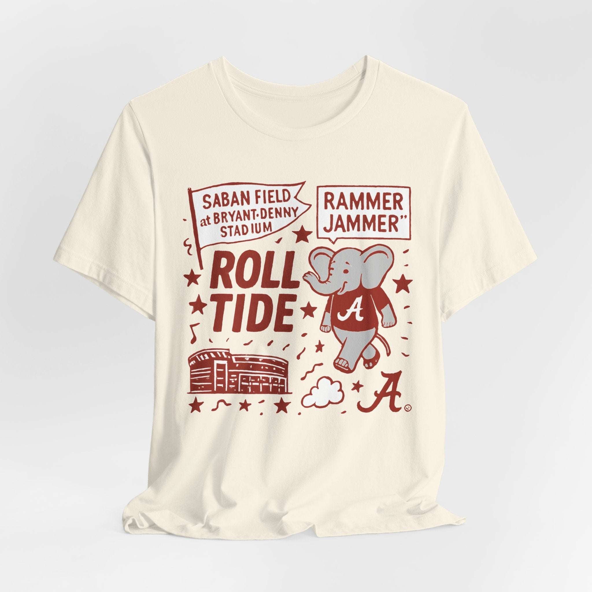 “Alabama Bryant Denny Crimson Tide Roll Tide T-Shirt –.