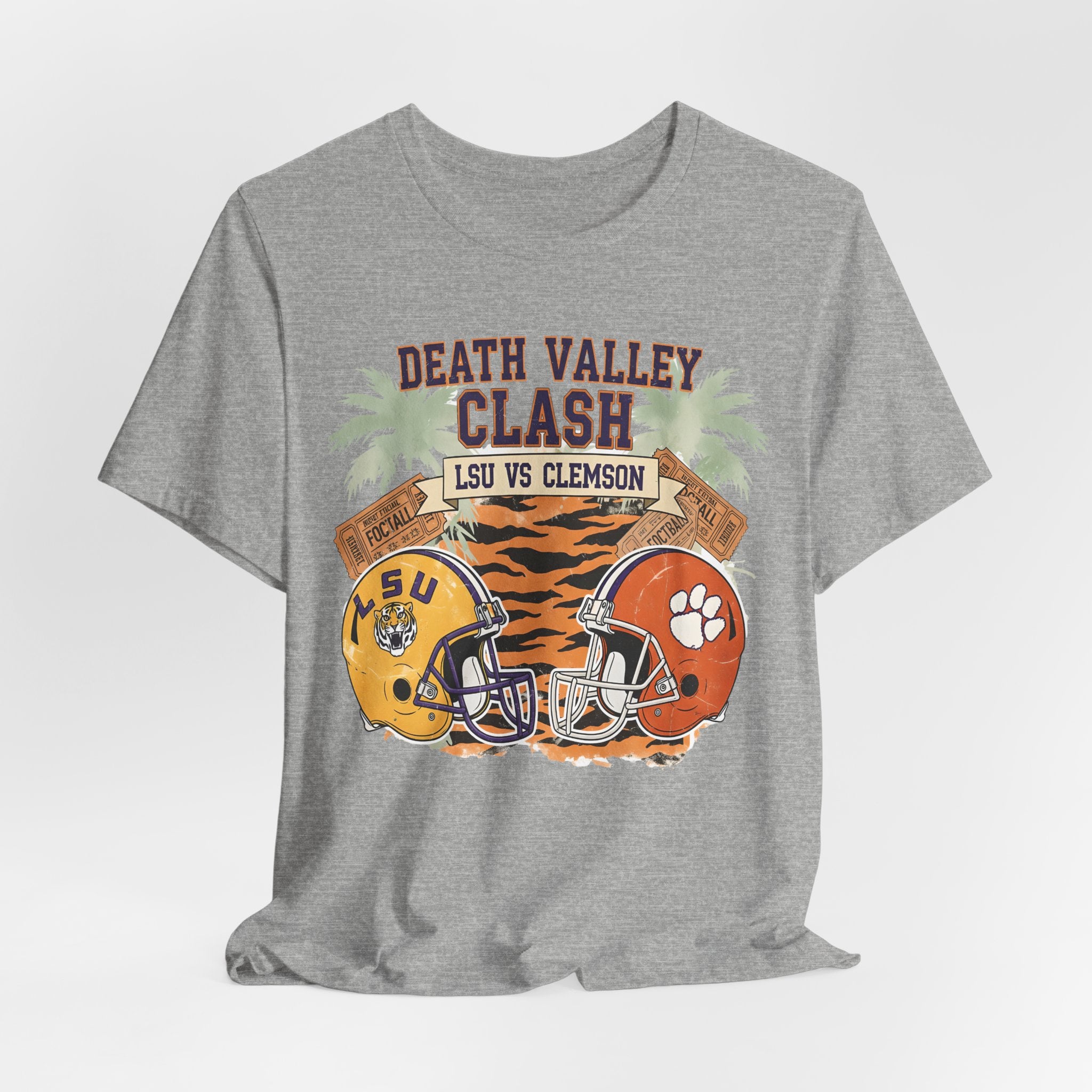 College Football Tee - Death Valley Clash LSU vs Clemson Gameday Shirt