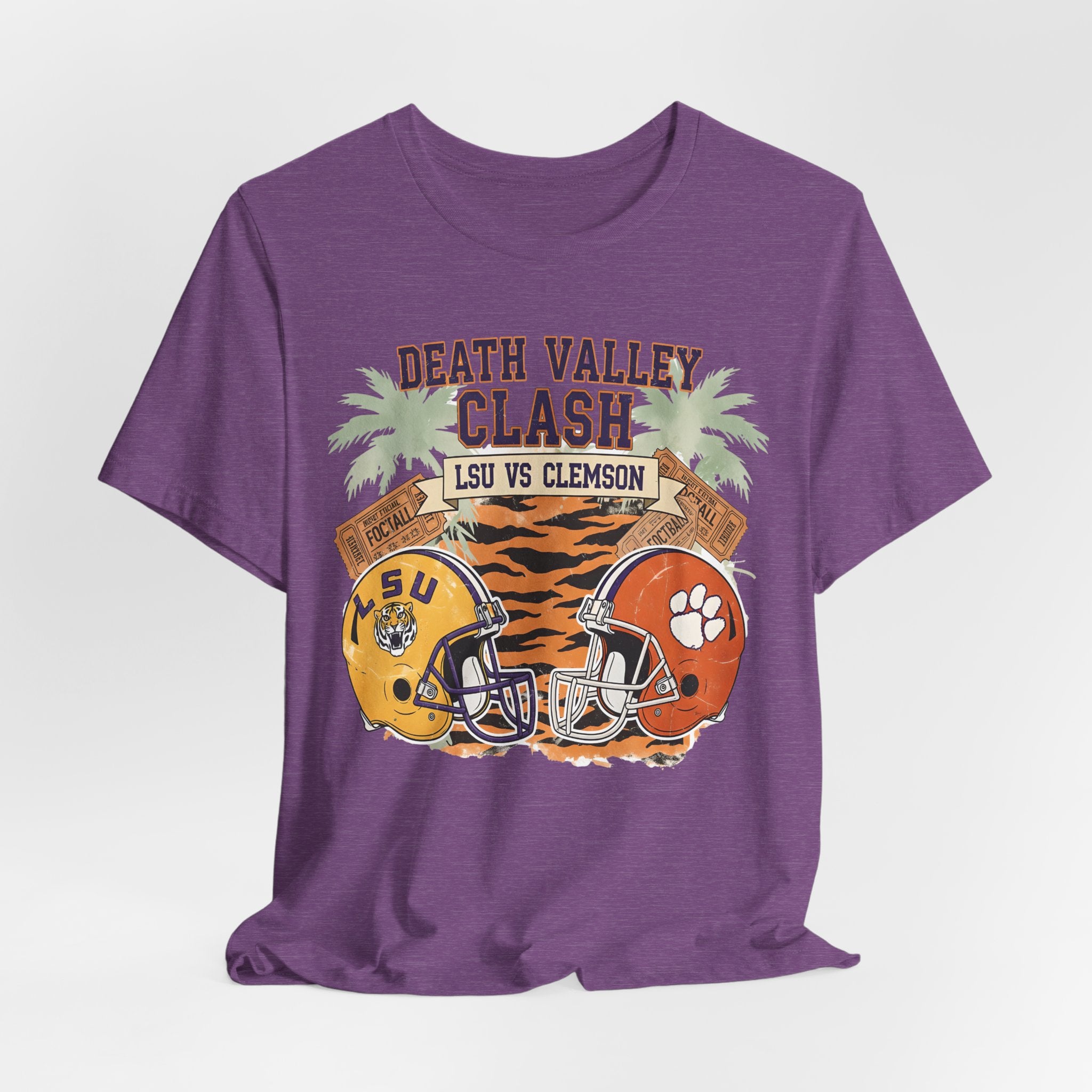 College Football Tee - Death Valley Clash LSU vs Clemson Gameday Shirt