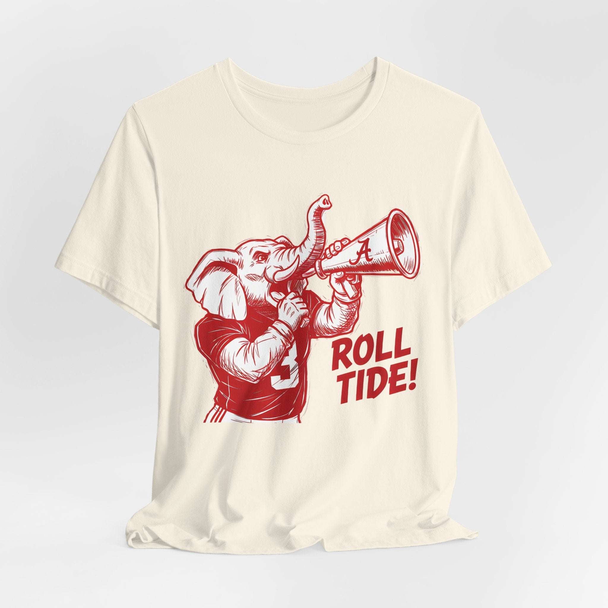 “Alabama Crimson Tide Roll Tide T-Shirt – Vintage Elephant Mascot Game Day Shirt”.