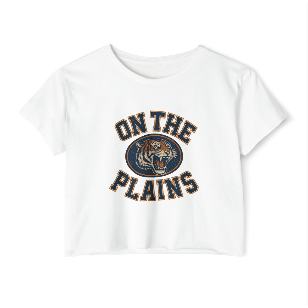 Crop Top Tee - Women's Auburn Tigers on the Plains