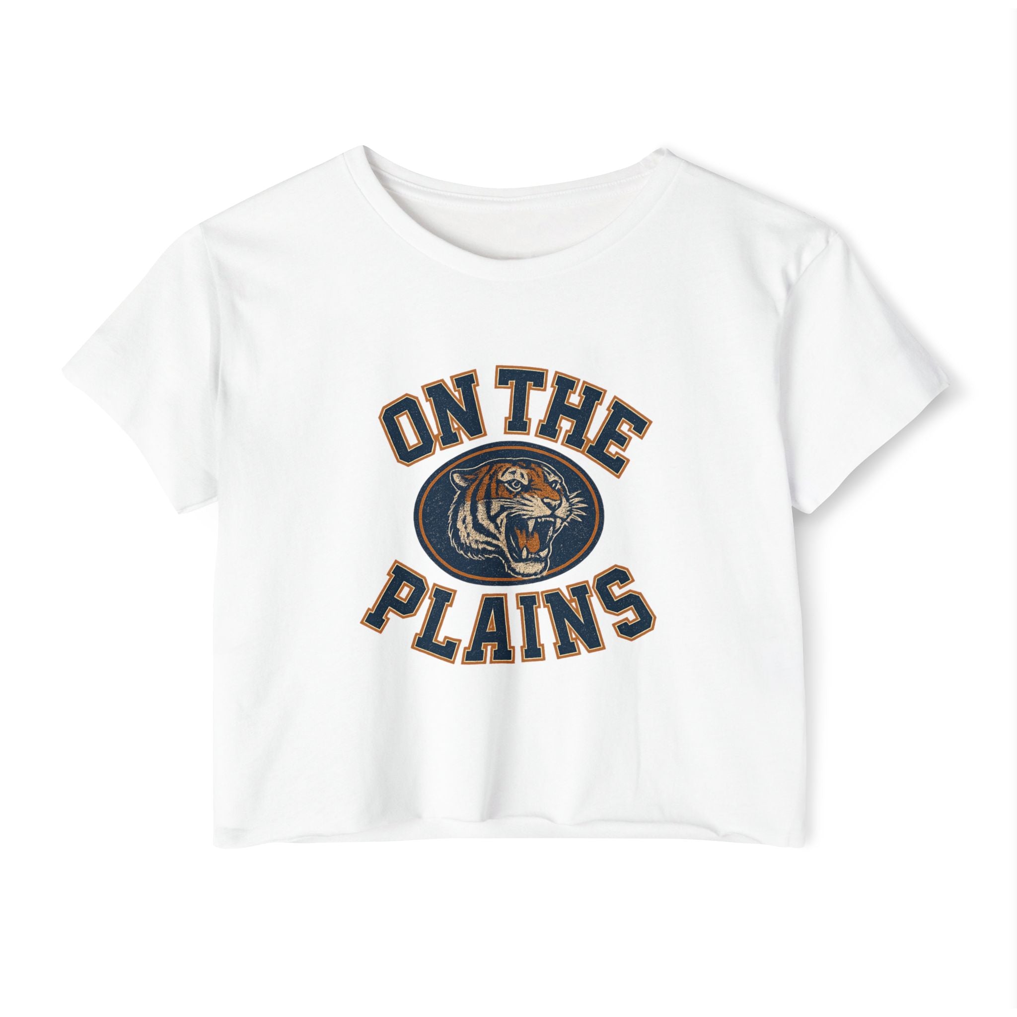 Crop Top Tee - Women's Auburn Tigers on the Plains