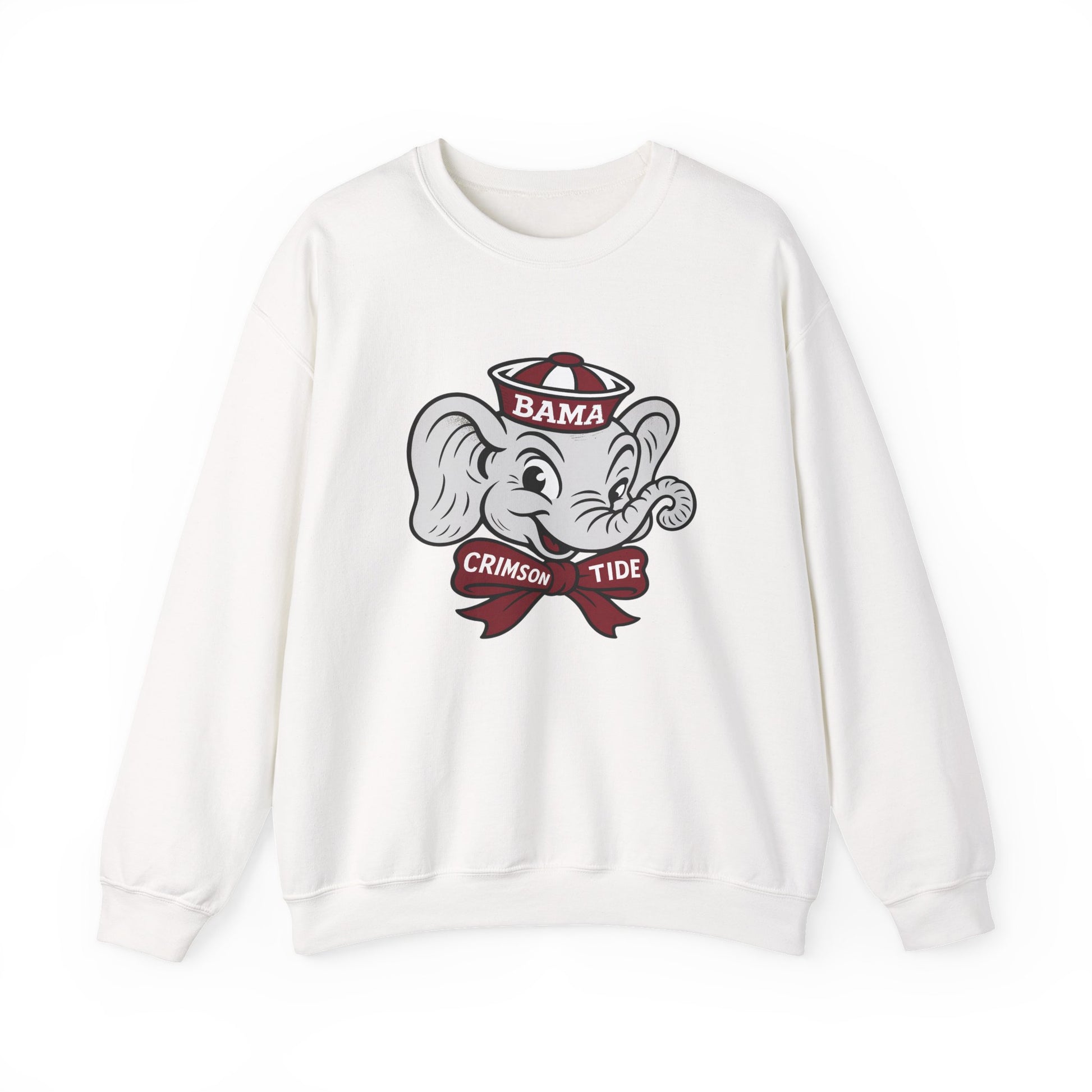 Vintage Alabama Crimson Tide crewneck sweatshirt for SEC football Saturdays and Tuscaloosa tailgates
