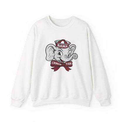 Vintage Alabama Crimson Tide crewneck sweatshirt for SEC football Saturdays and Tuscaloosa tailgates
