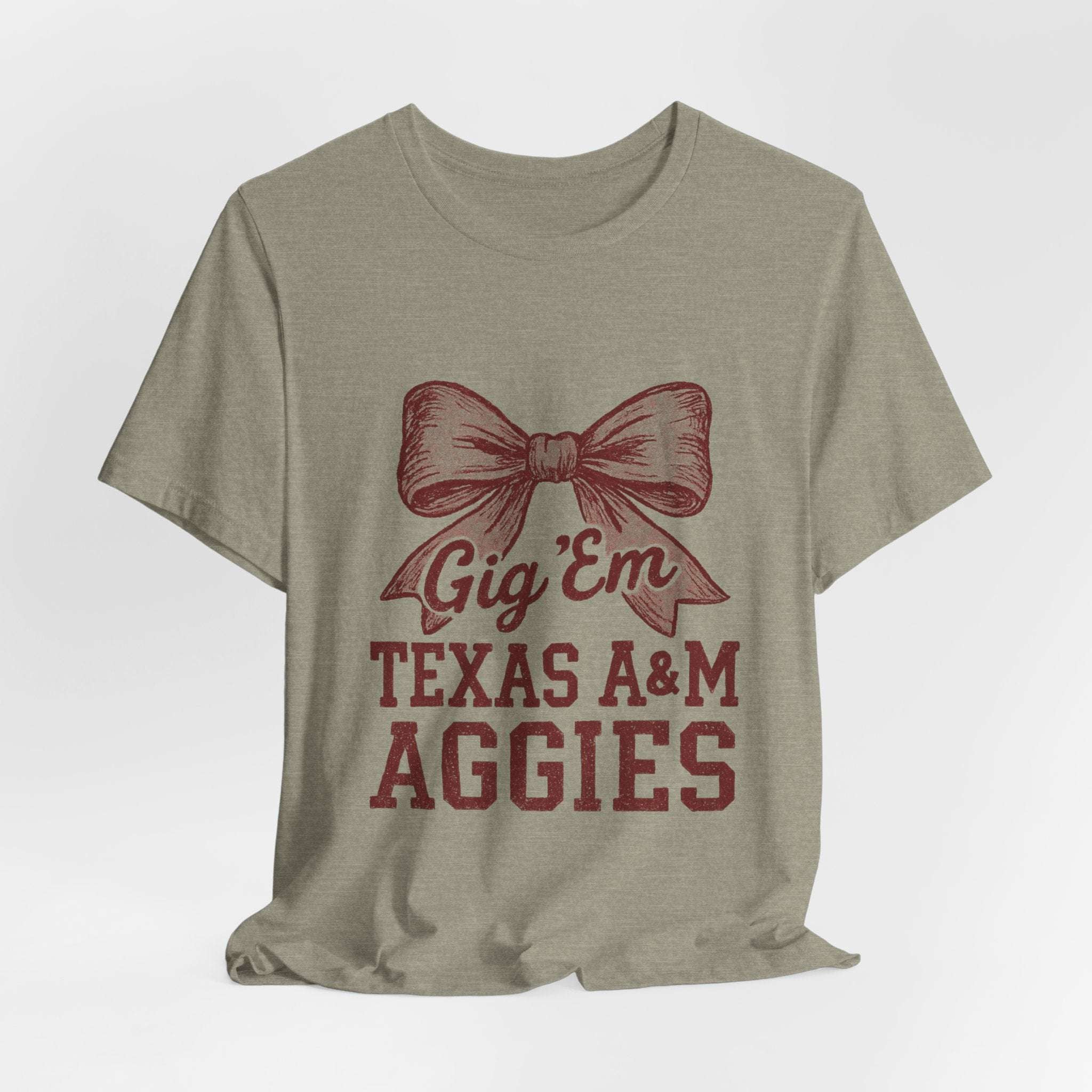 “Texas A&M Aggies Gig ’Em Bow T-Shirt.