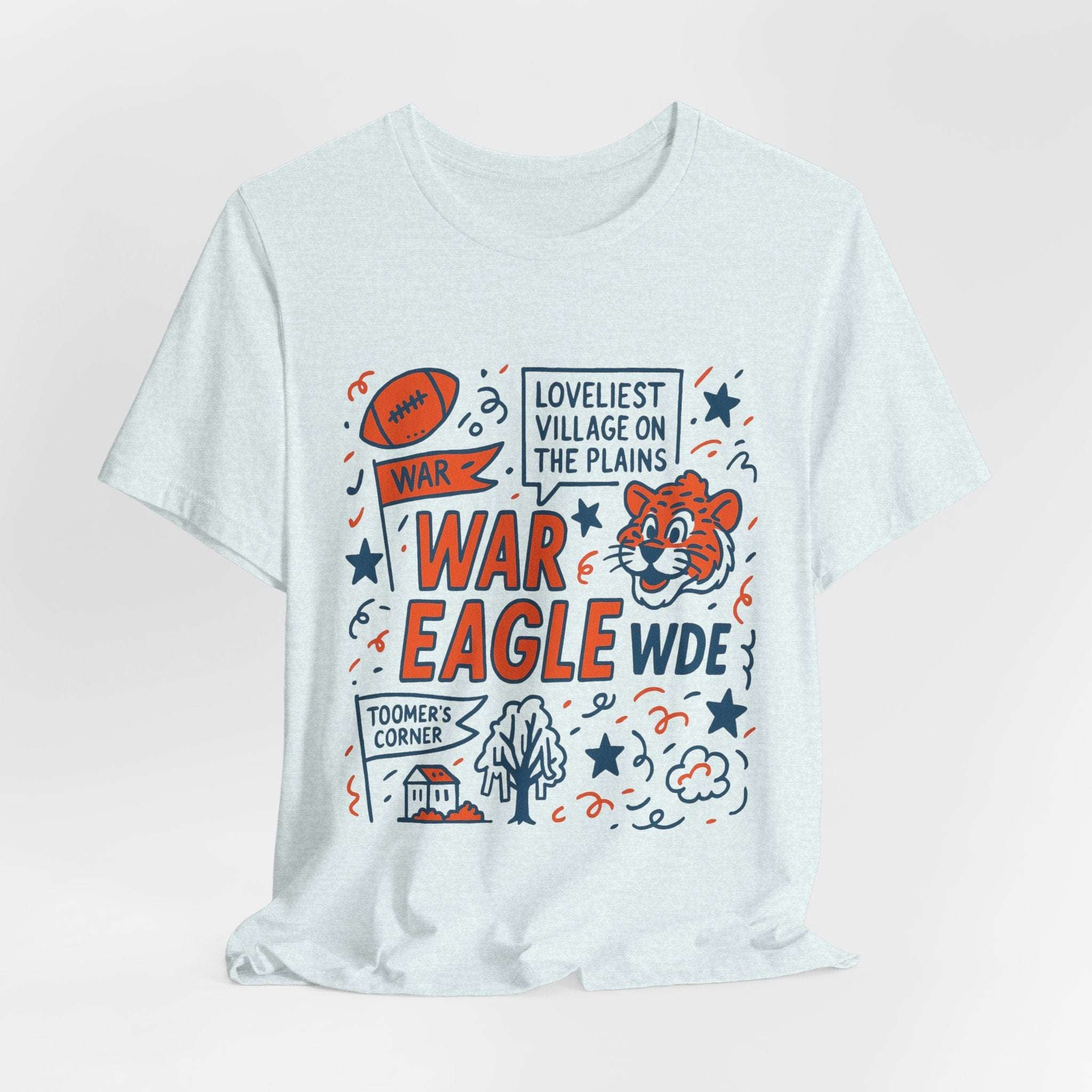 “Auburn Tigers War Eagle Doodle T-Shirt.