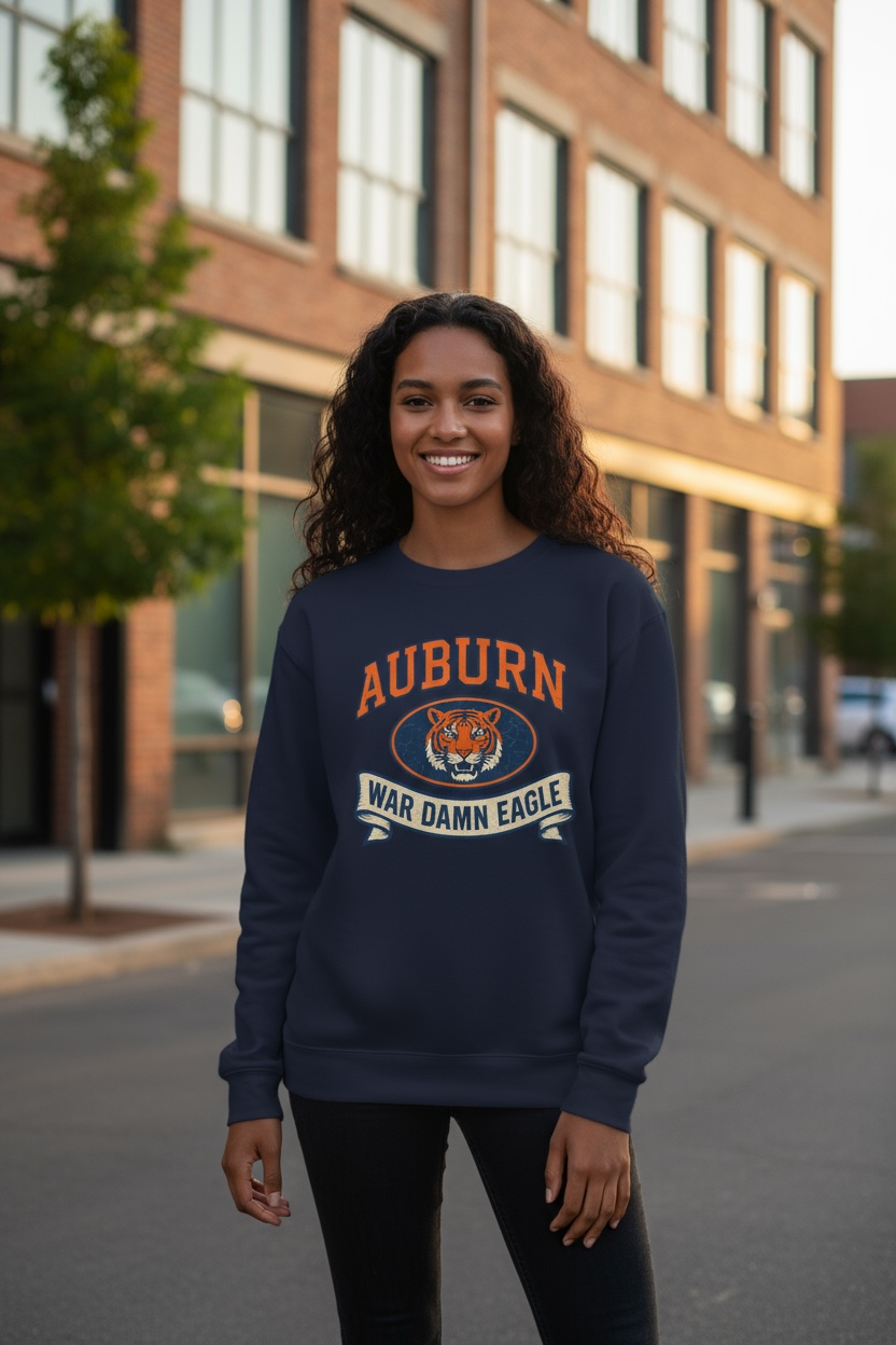 Auburn Sweatshirt War Damn Eagle