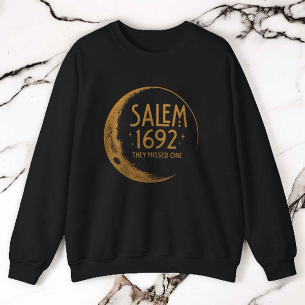 Salem 1692 Halloween Sweatshirt | Vintage Witch Trials Graphic Crewneck