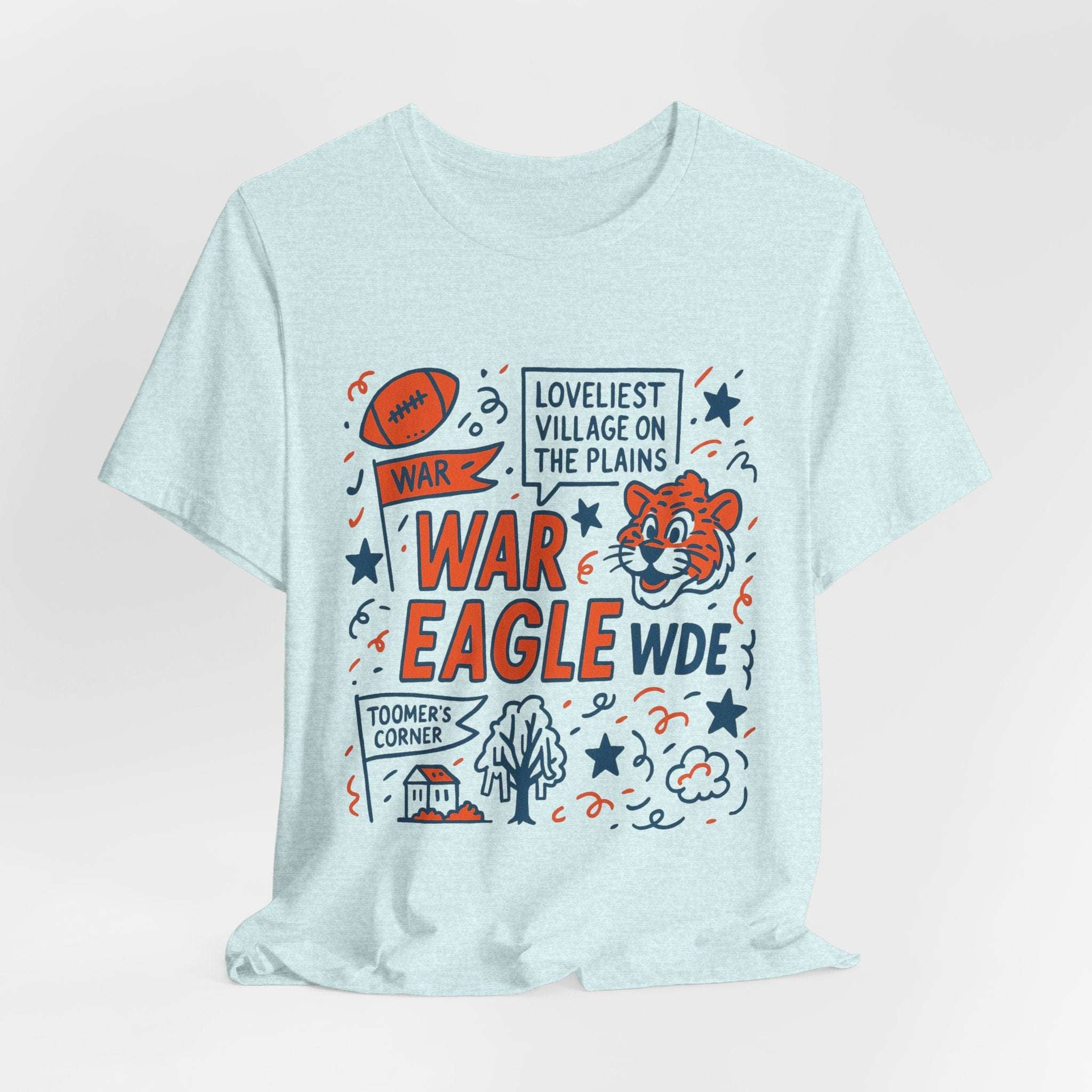 “Auburn Tigers War Eagle Doodle T-Shirt.