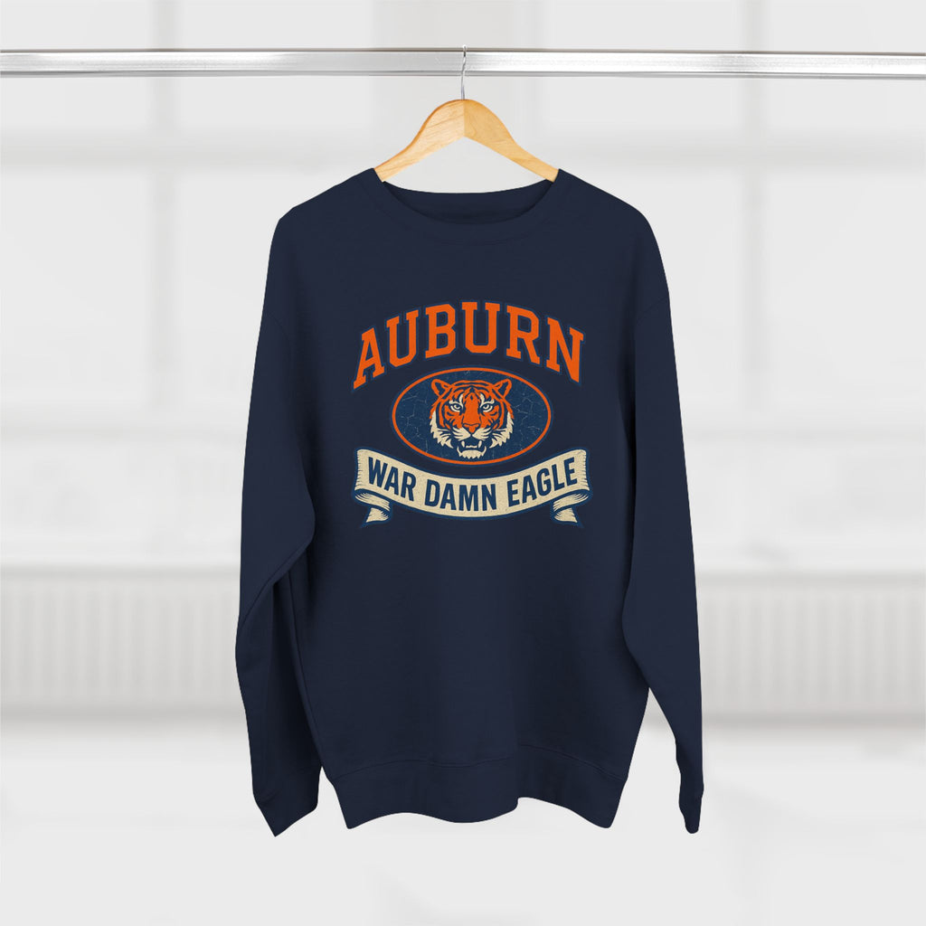 Auburn Pride  Unisex Crewneck Sweatshirt - War Damn Eagle, Cozy College Apparel, Team Spirit Gear, Fan Merchandise, Gift for Auburn Fans