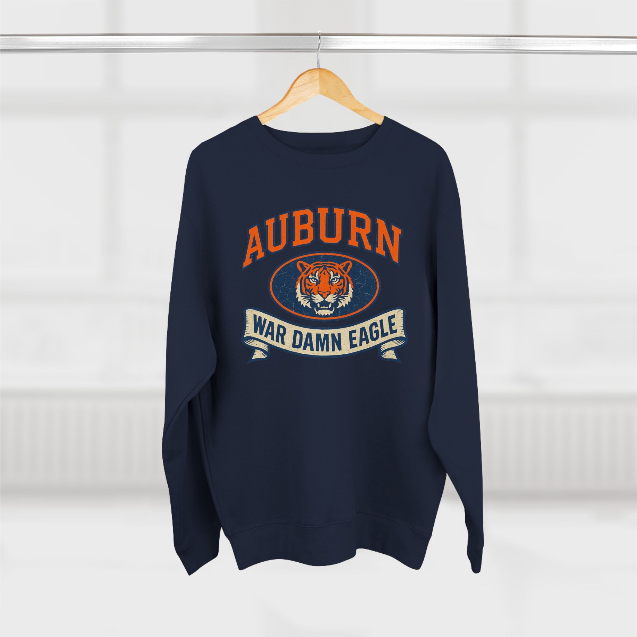 Auburn Pride  Unisex Crewneck Sweatshirt - War Damn Eagle, Cozy College Apparel, Team Spirit Gear, Fan Merchandise, Gift for Auburn Fans