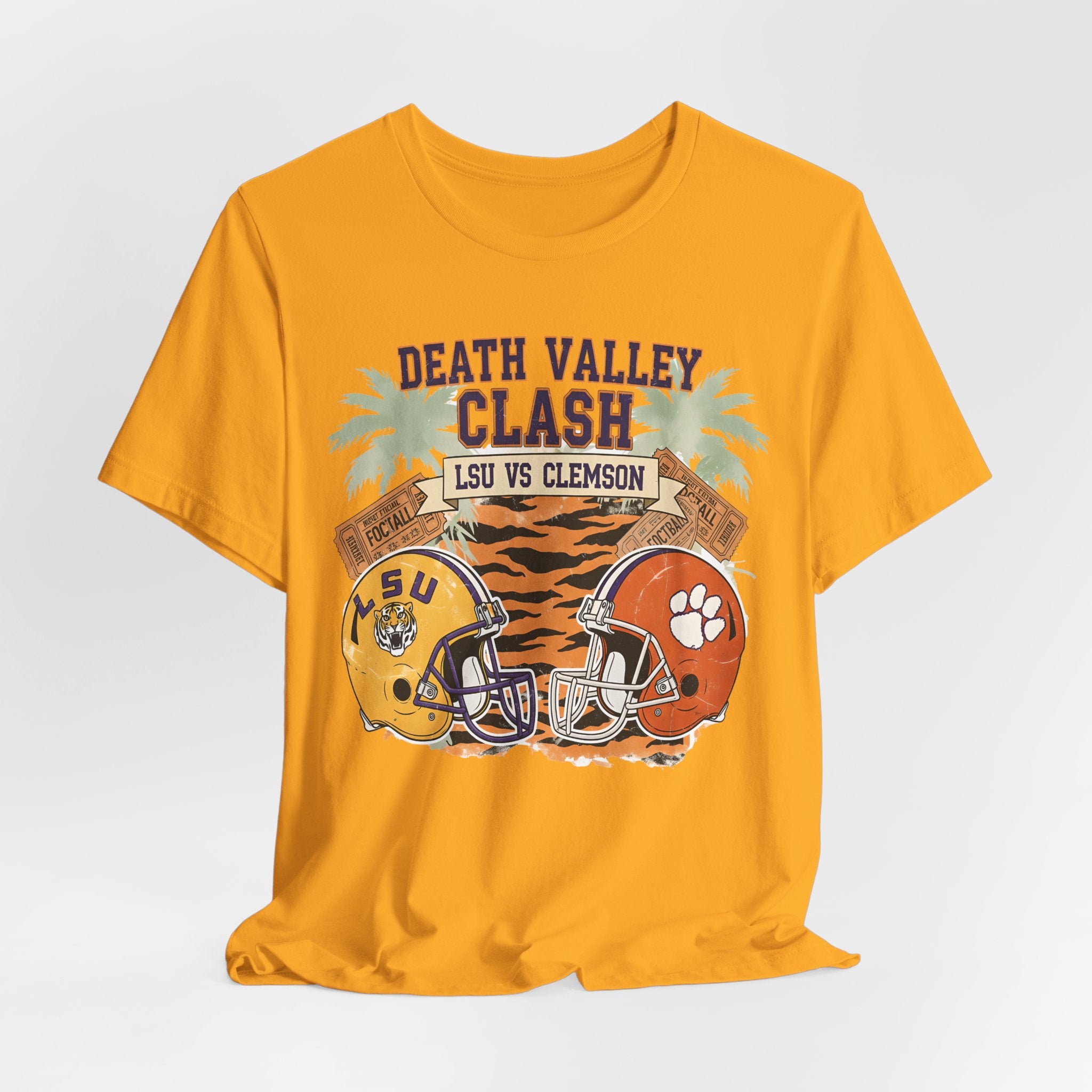 College Football Tee - Death Valley Clash LSU vs Clemson Gameday Shirt