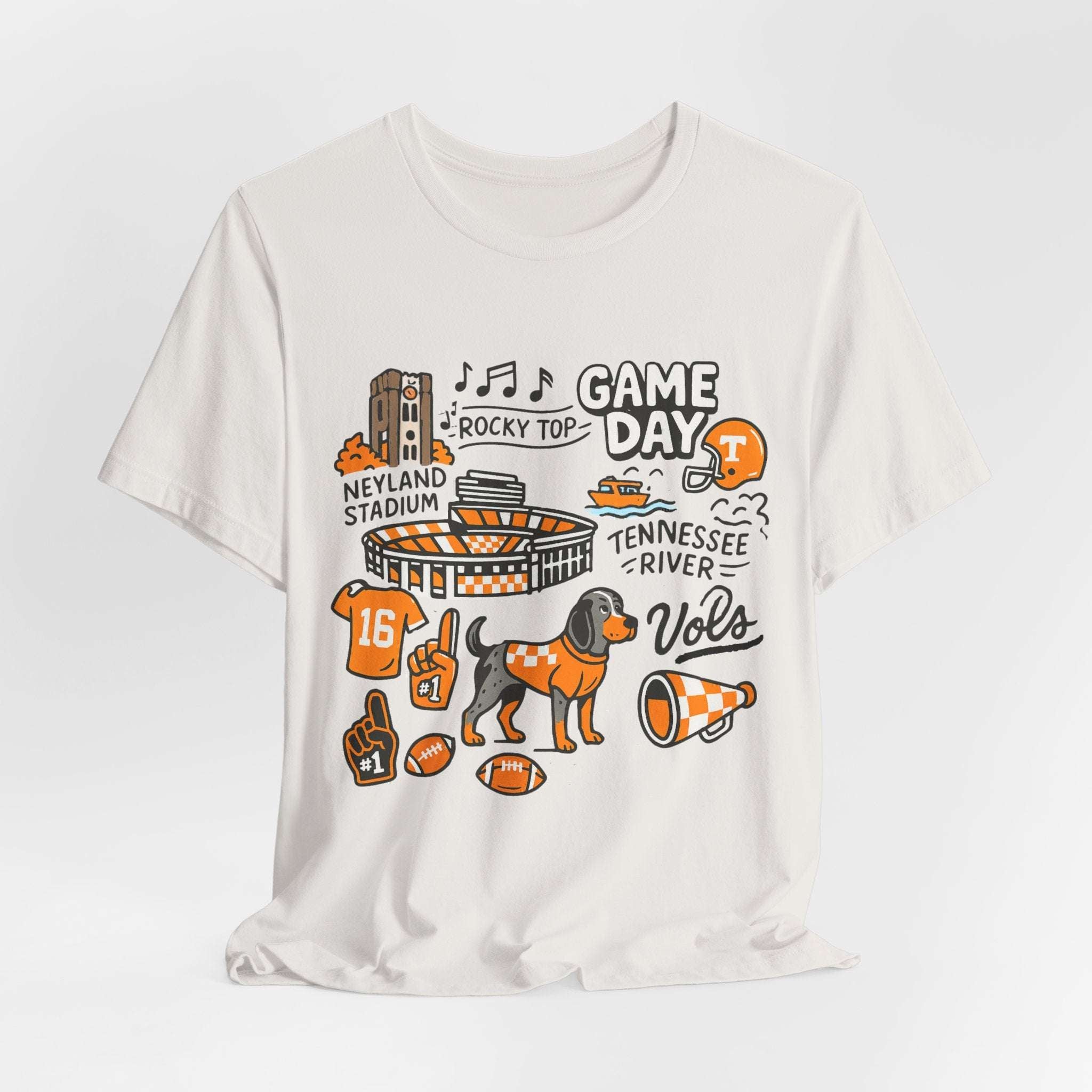 “Tennessee Volunteers Doodle Game Day T-Shirt.