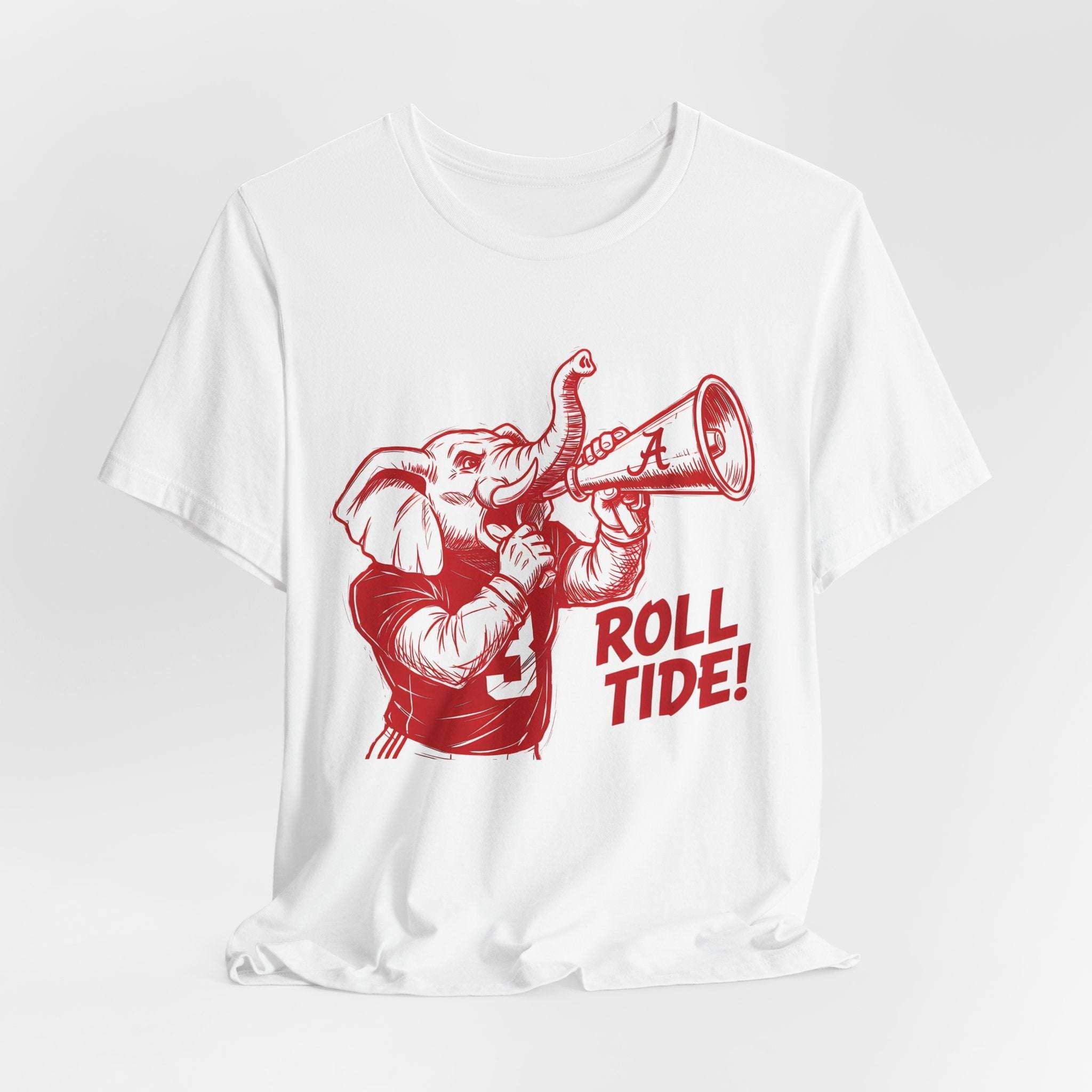 “Alabama Crimson Tide Roll Tide T-Shirt – Vintage Elephant Mascot Game Day Shirt”.