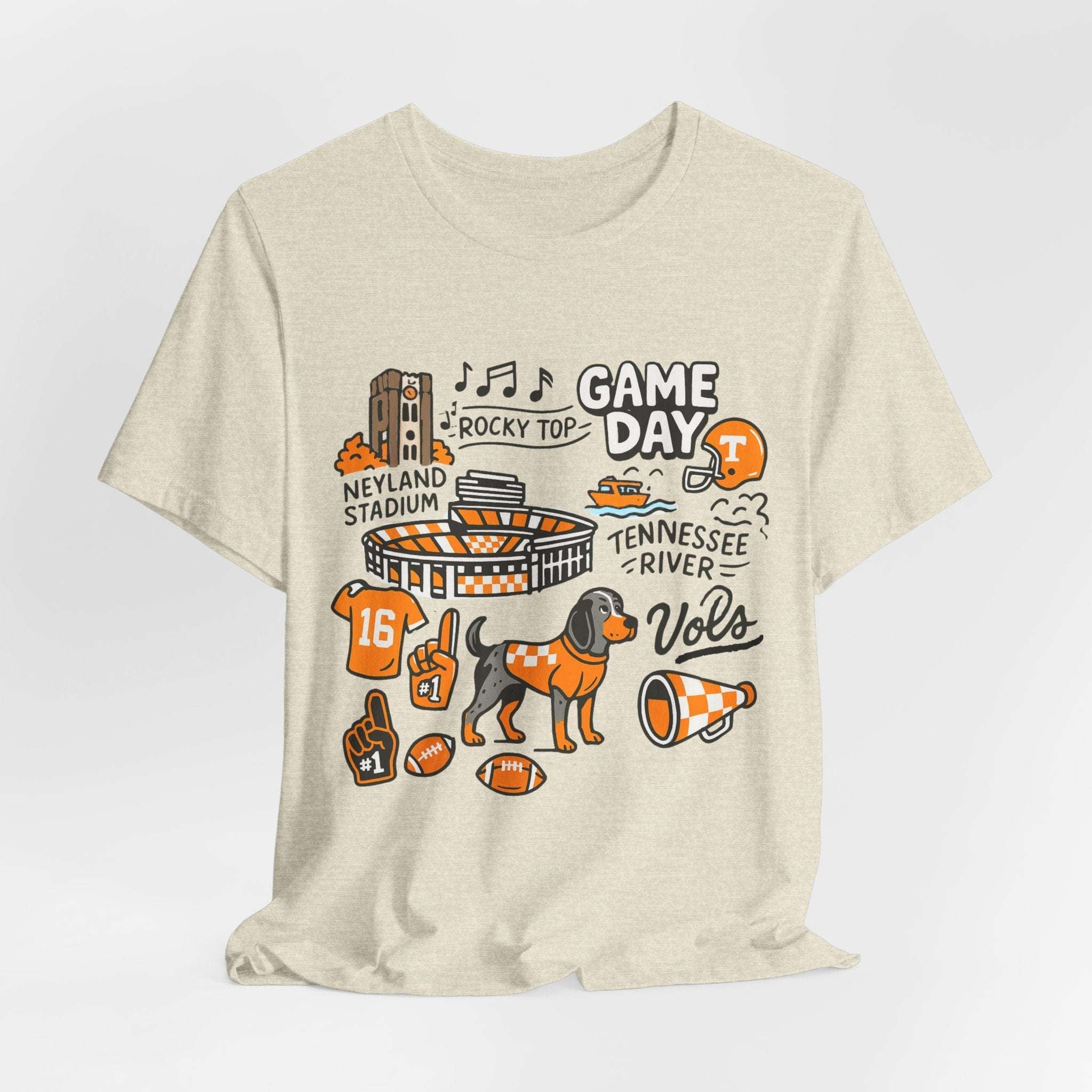 “Tennessee Volunteers Doodle Game Day T-Shirt.