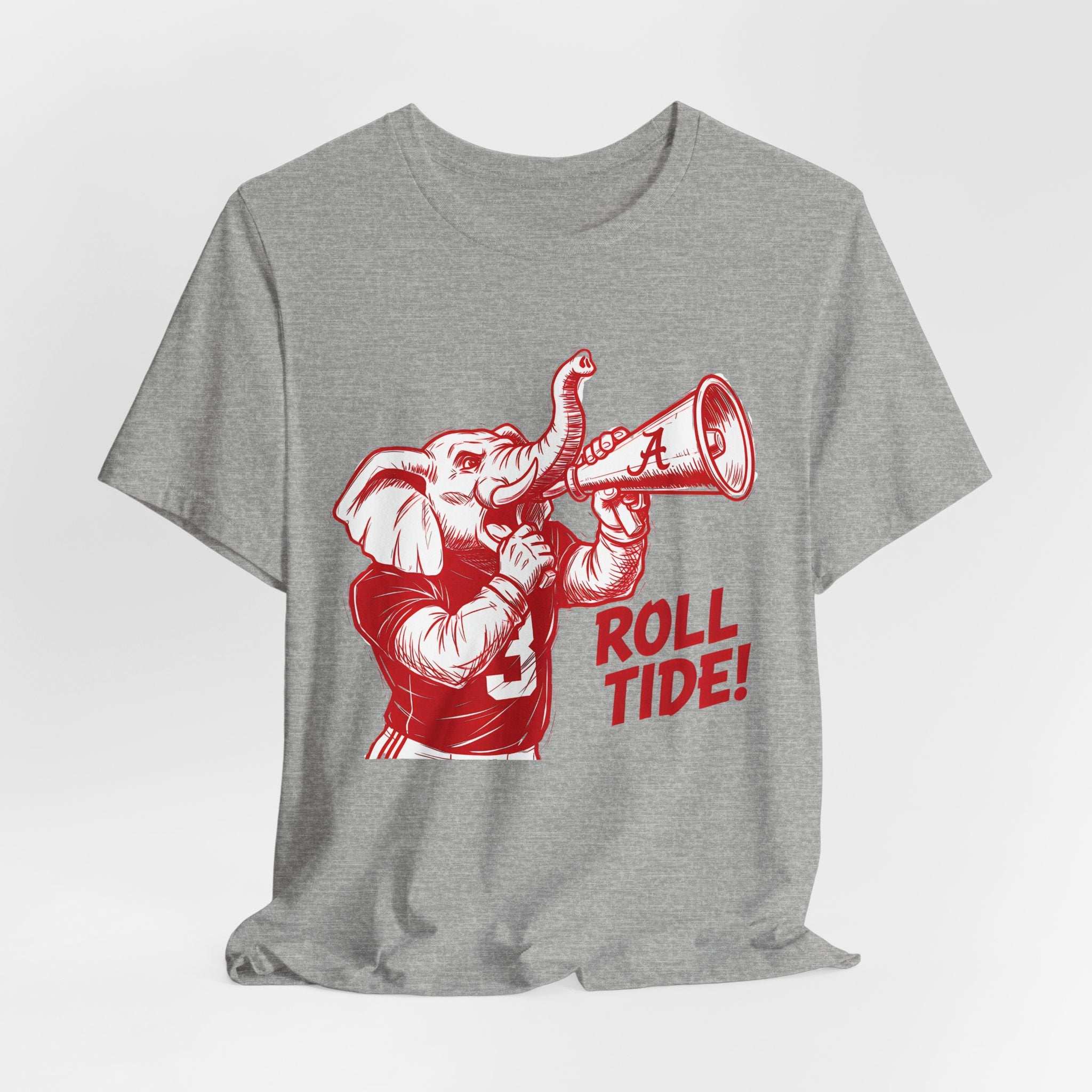 “Alabama Crimson Tide Roll Tide T-Shirt – Vintage Elephant Mascot Game Day Shirt”.