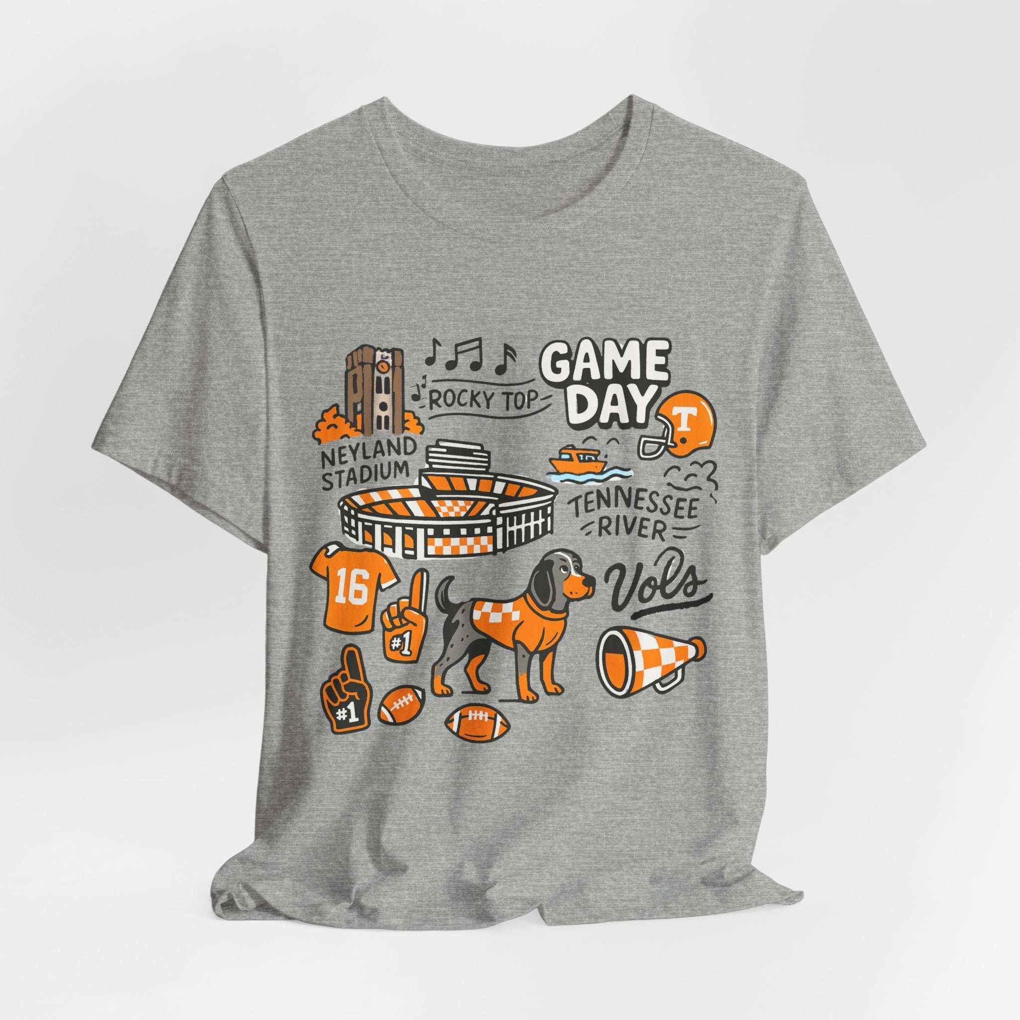 “Tennessee Volunteers Doodle Game Day T-Shirt.