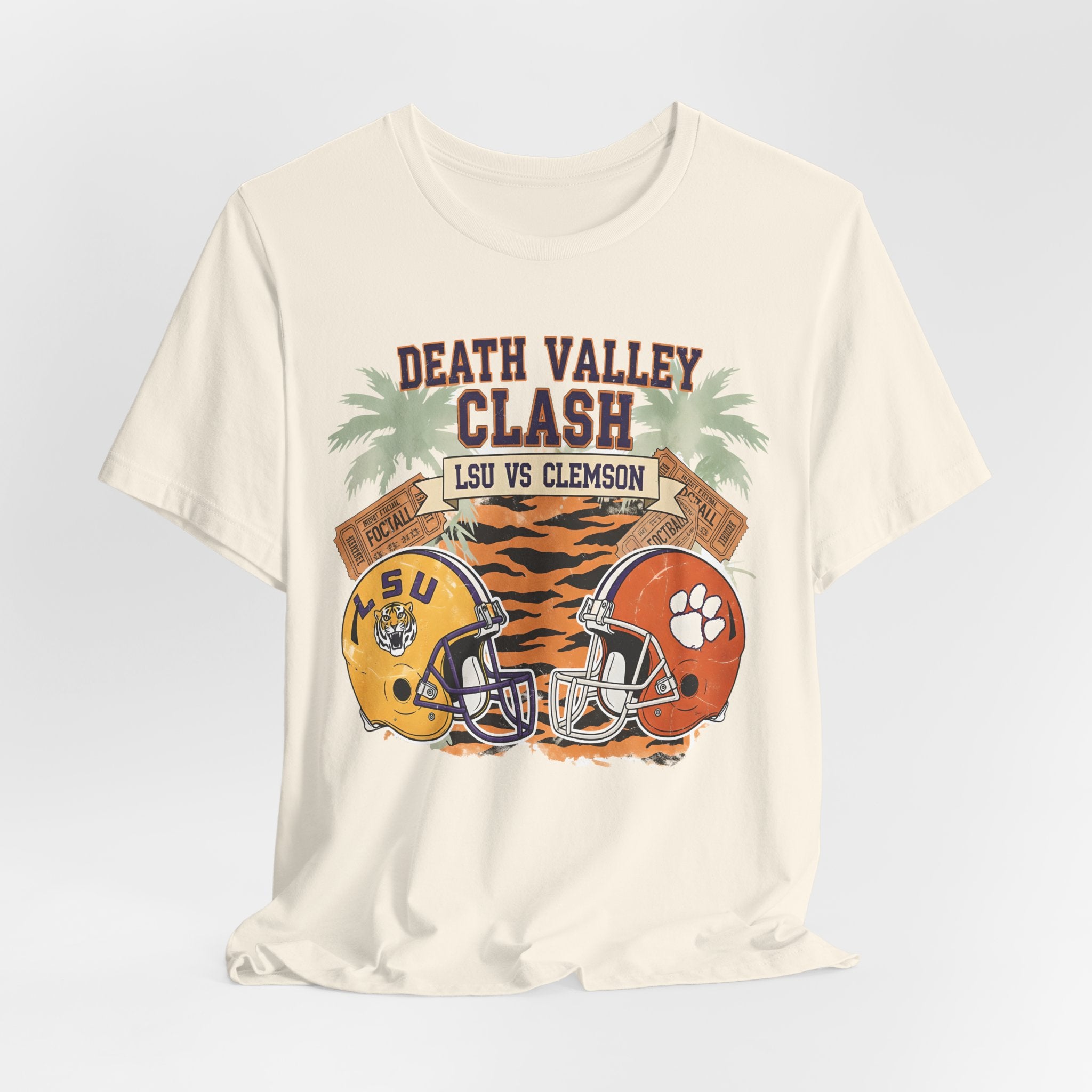 College Football Tee - Death Valley Clash LSU vs Clemson Gameday Shirt