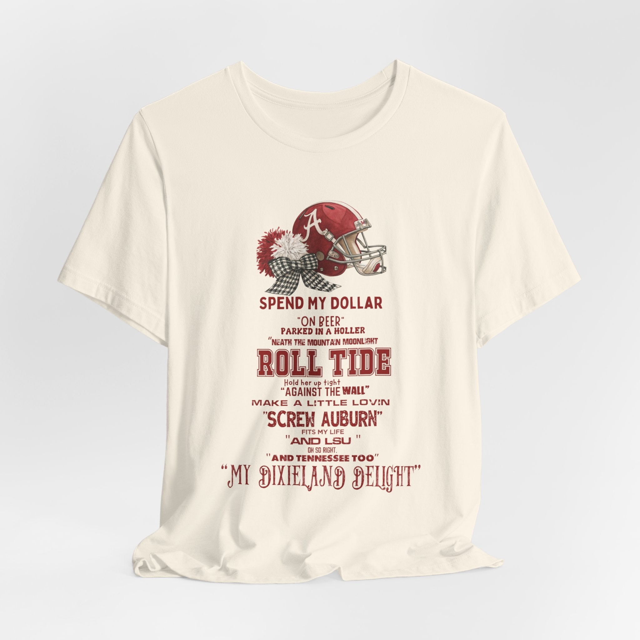 Alabama Crimson Tide Dixieland Delight T-Shirt – Roll Tide SEC Football Gameday Tee.
