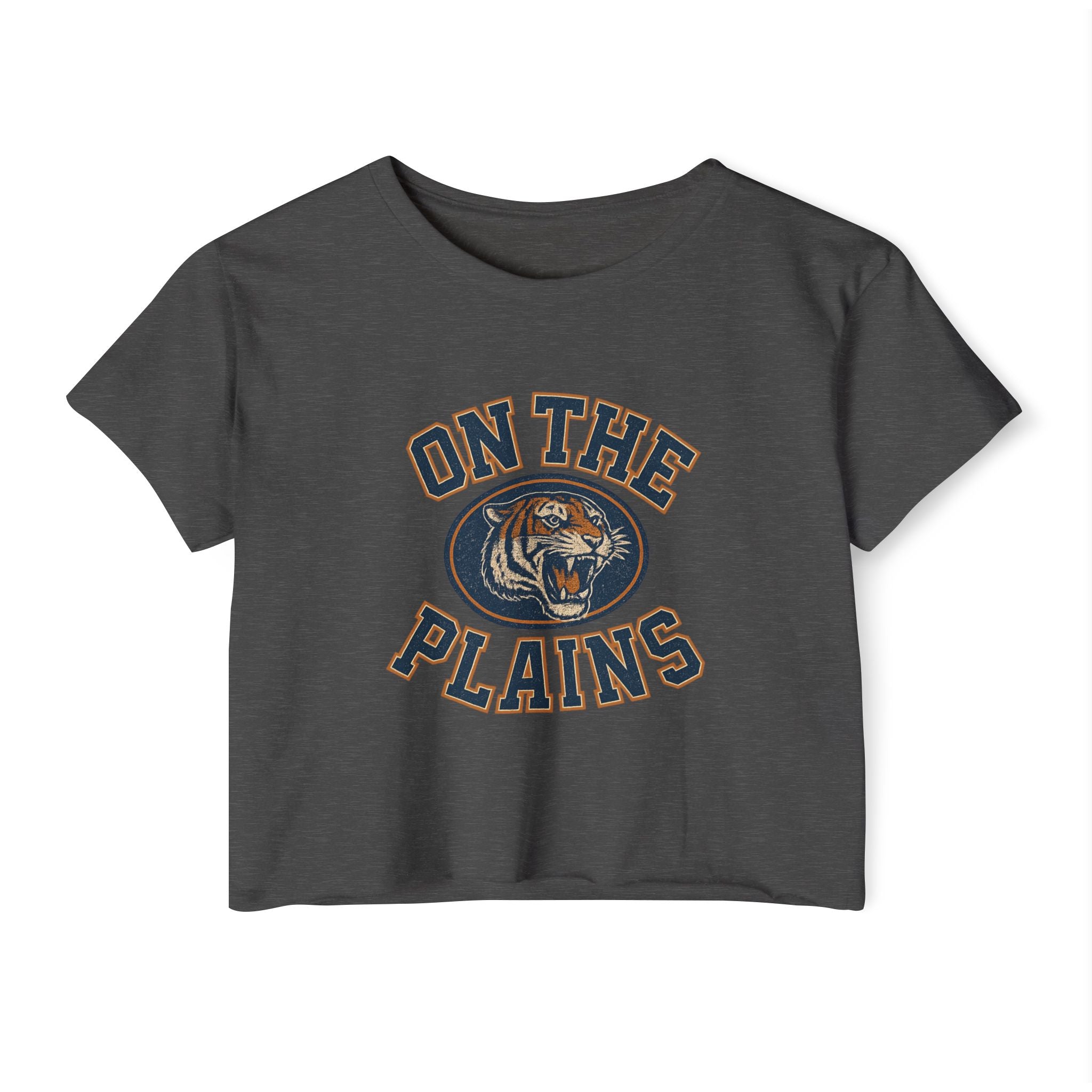 Crop Top Tee - Women's Auburn Tigers on the Plains