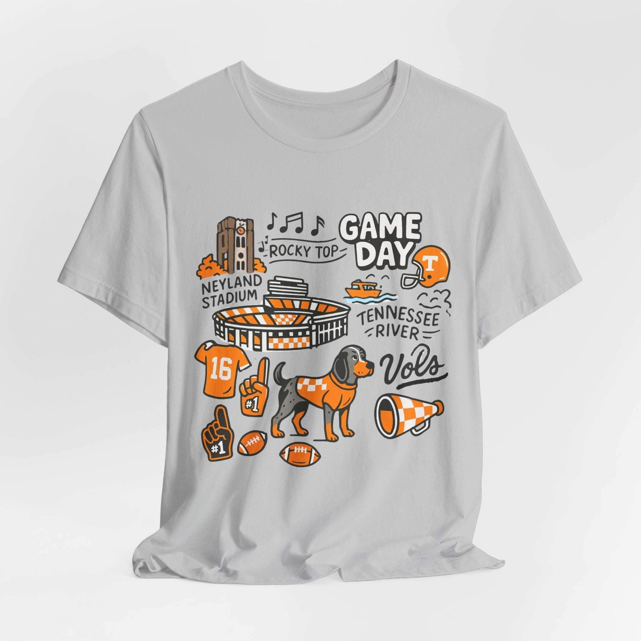“Tennessee Volunteers Doodle Game Day T-Shirt.