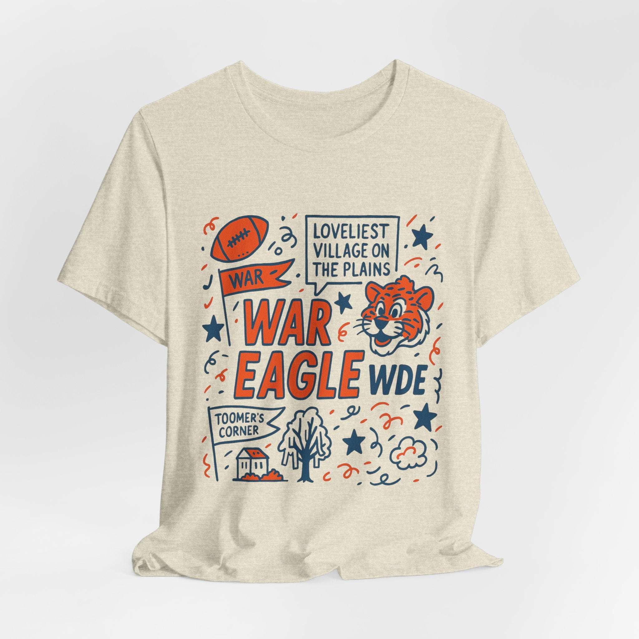 “Auburn Tigers War Eagle Doodle T-Shirt.