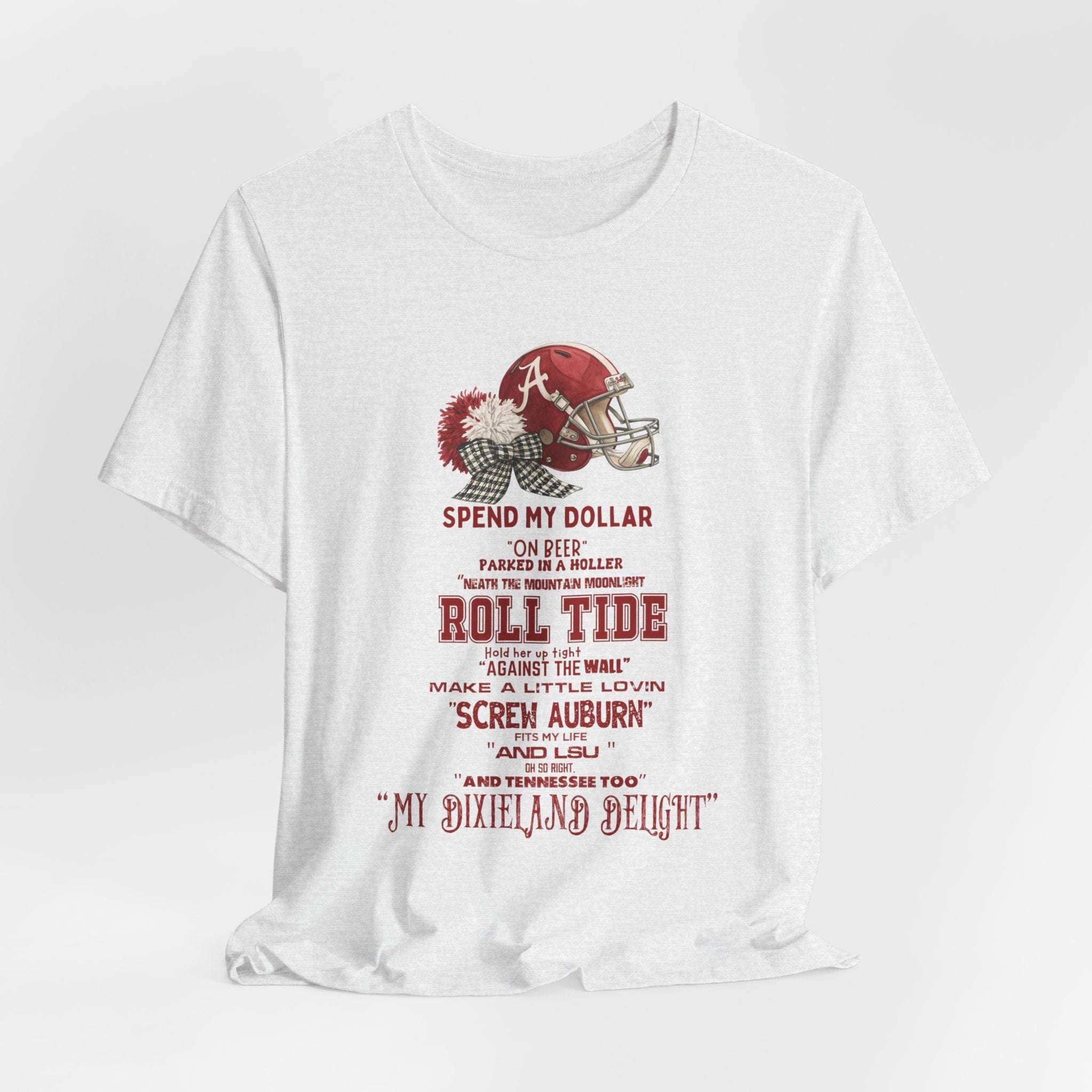 Alabama Crimson Tide Dixieland Delight T-Shirt – Roll Tide SEC Football Gameday Tee.