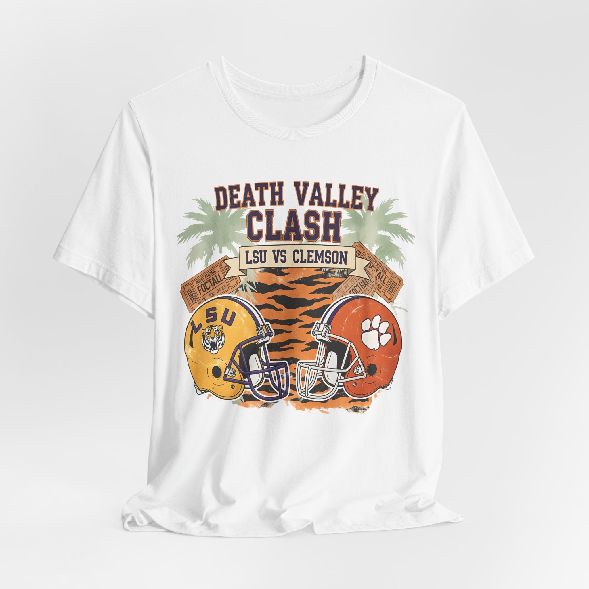 College Football Tee - Death Valley Clash LSU vs Clemson Gameday Shirt
