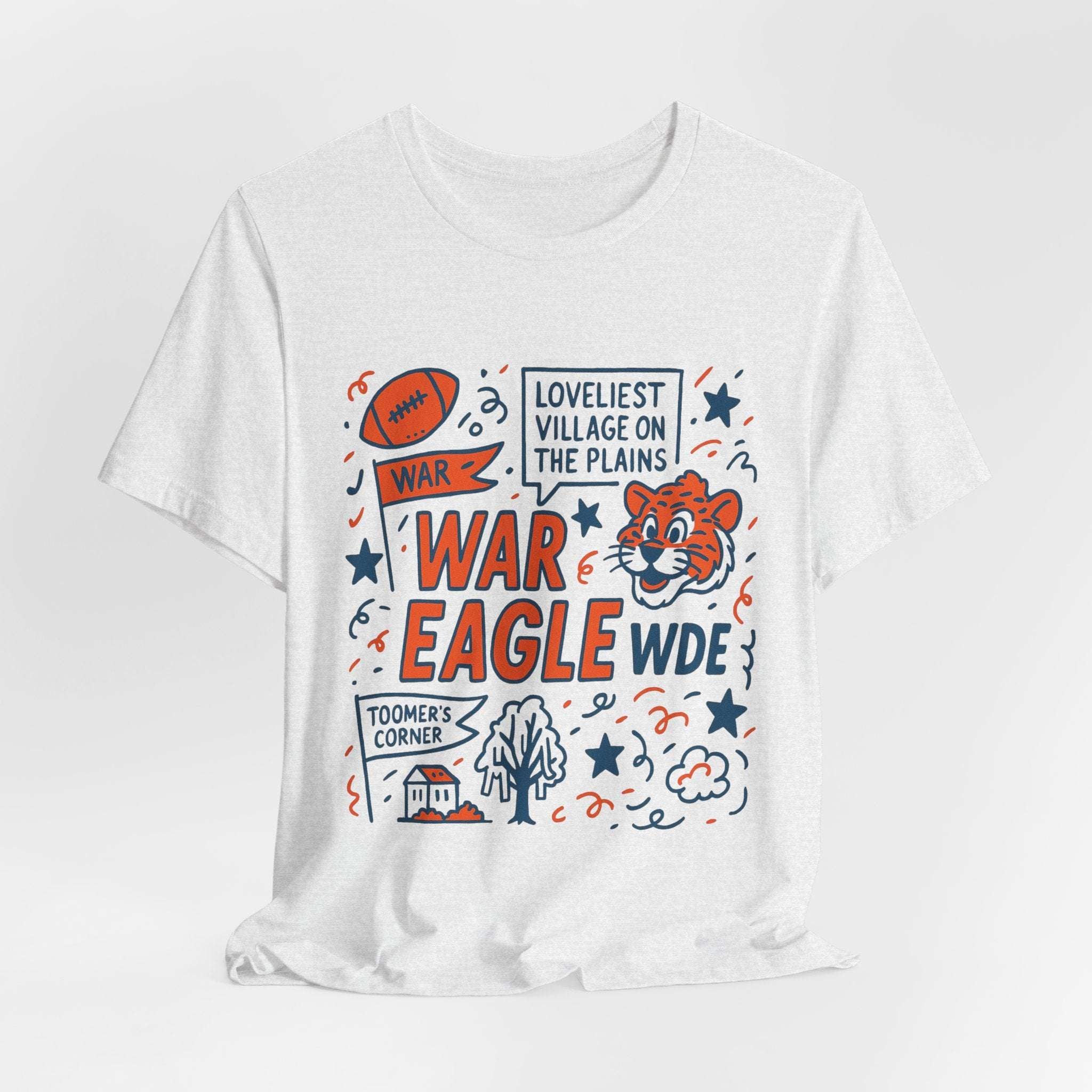 “Auburn Tigers War Eagle Doodle T-Shirt.