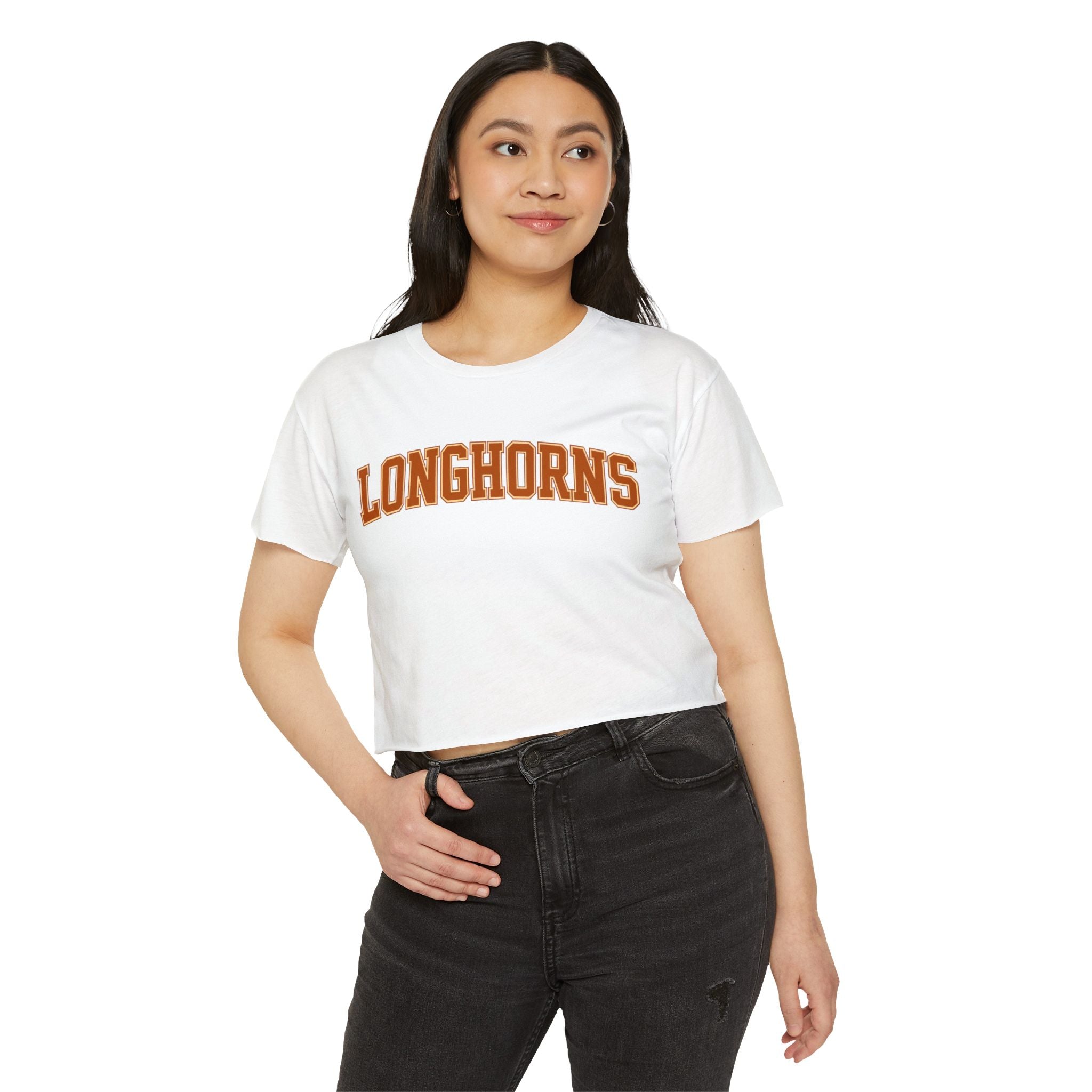 Crop Top - Women’s Texas Longhorn Graphic Tee