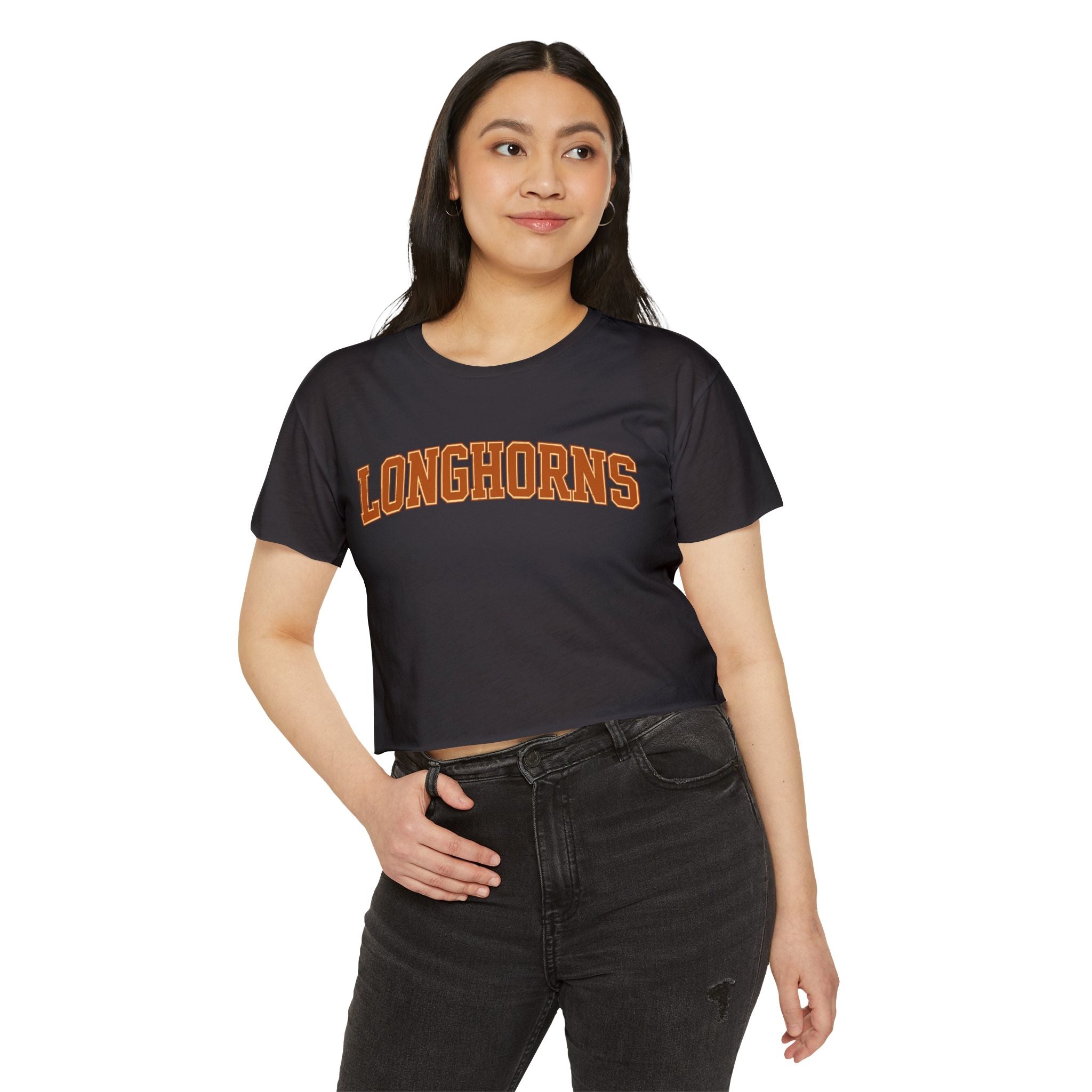 Crop Top - Women’s Texas Longhorn Graphic Tee