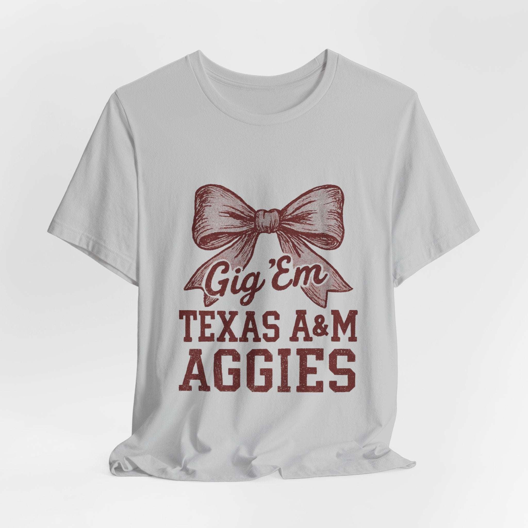“Texas A&M Aggies Gig ’Em Bow T-Shirt.